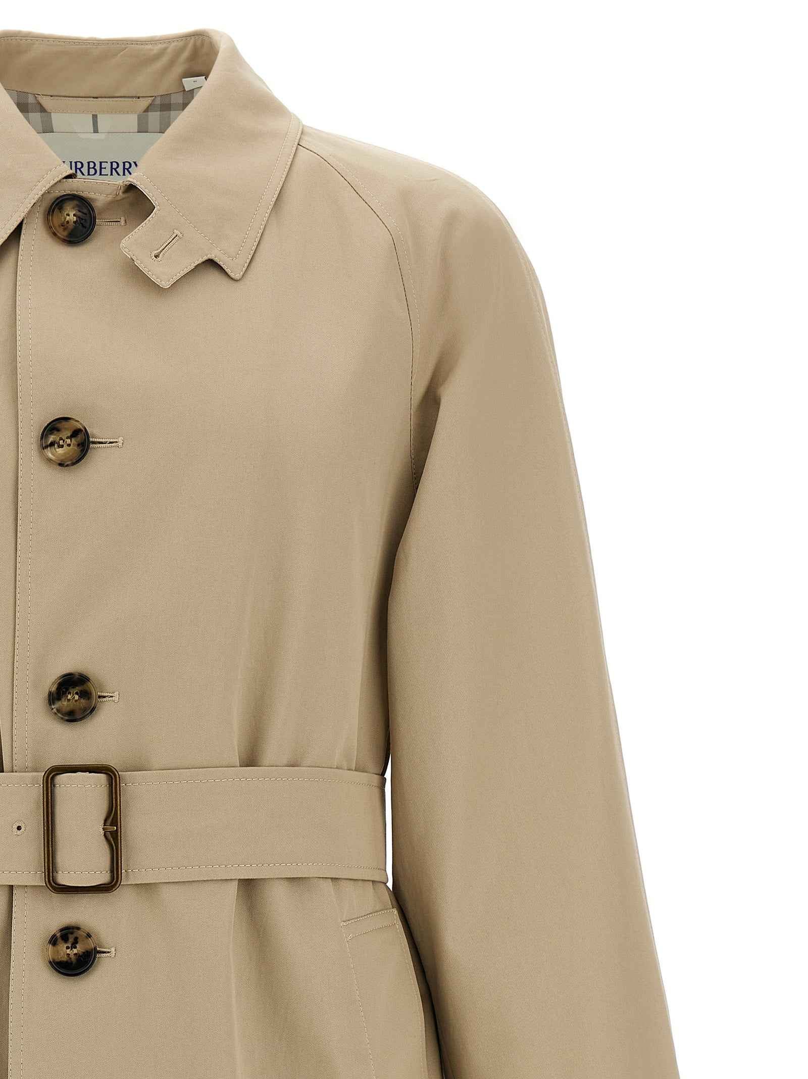 Burberry Beige Cotton Coat