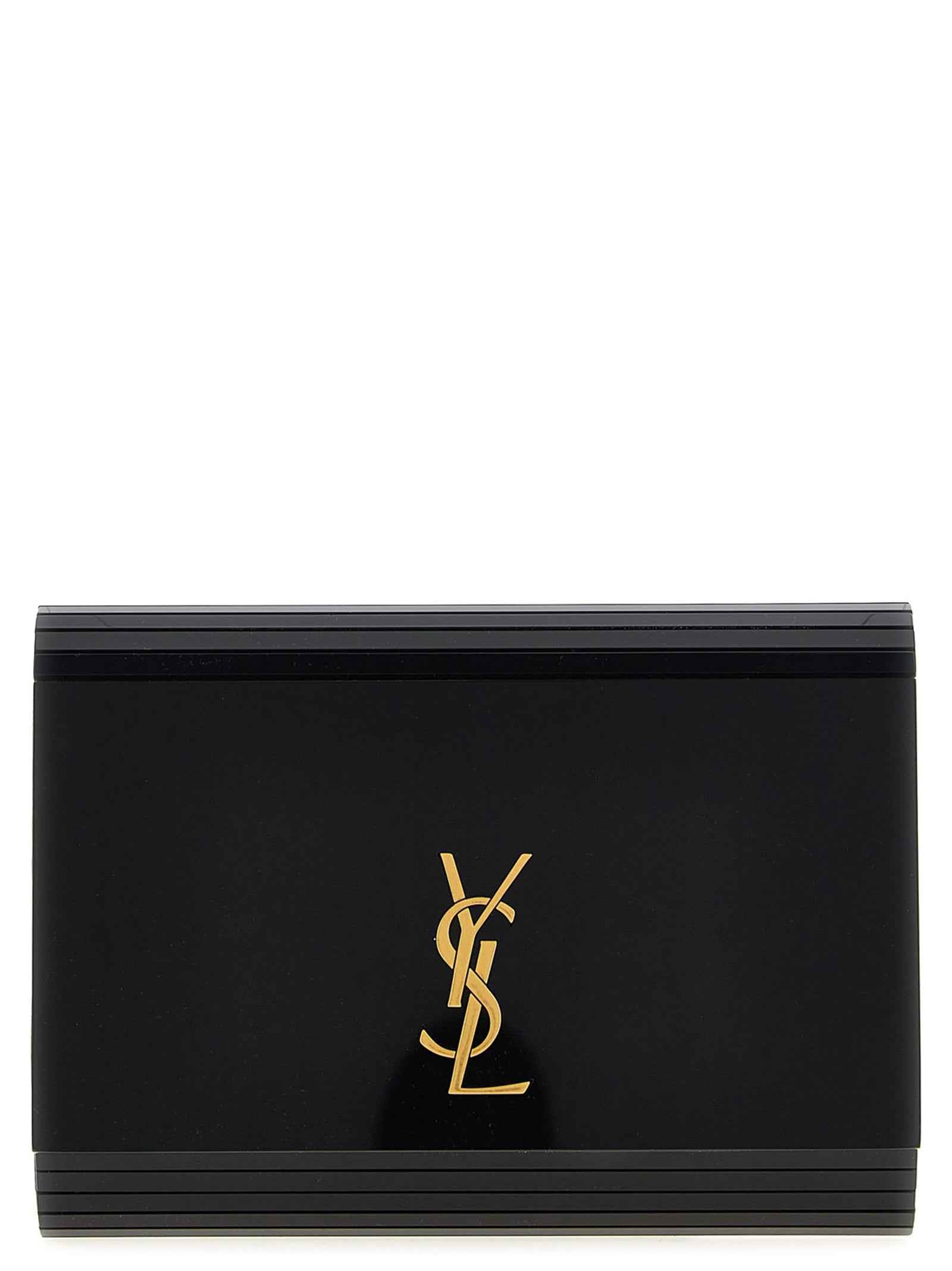 Saint Laurent Black Plexiglass Crossbody Bag