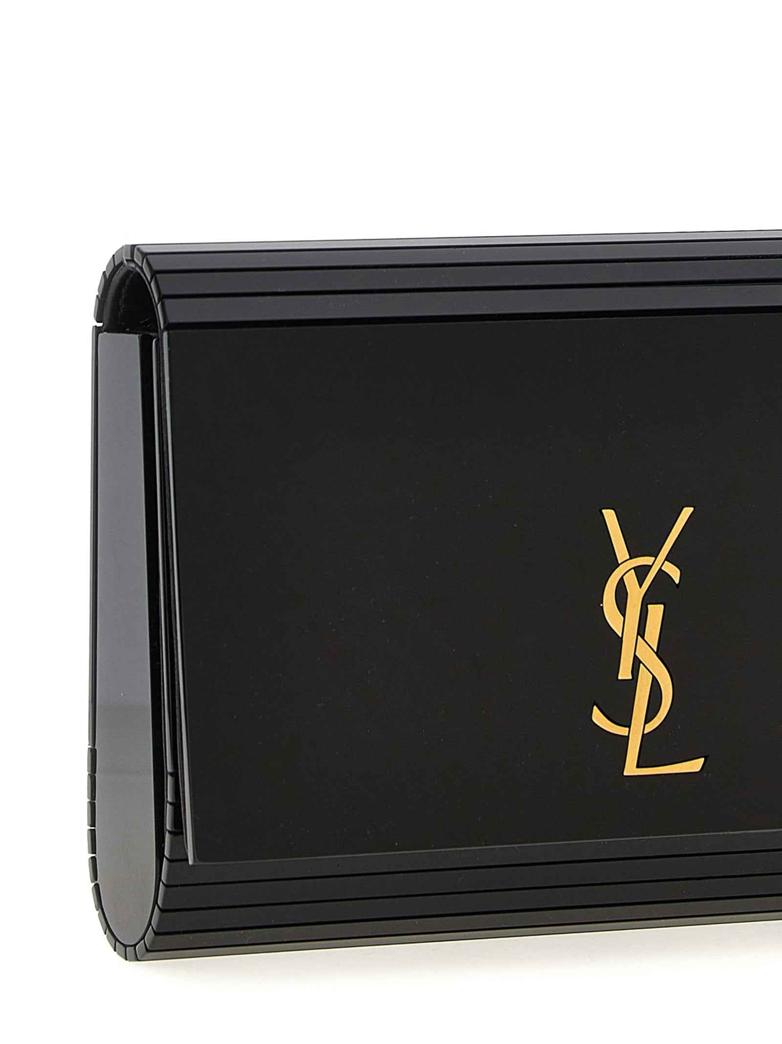 Saint Laurent Black Plexiglass Crossbody Bag