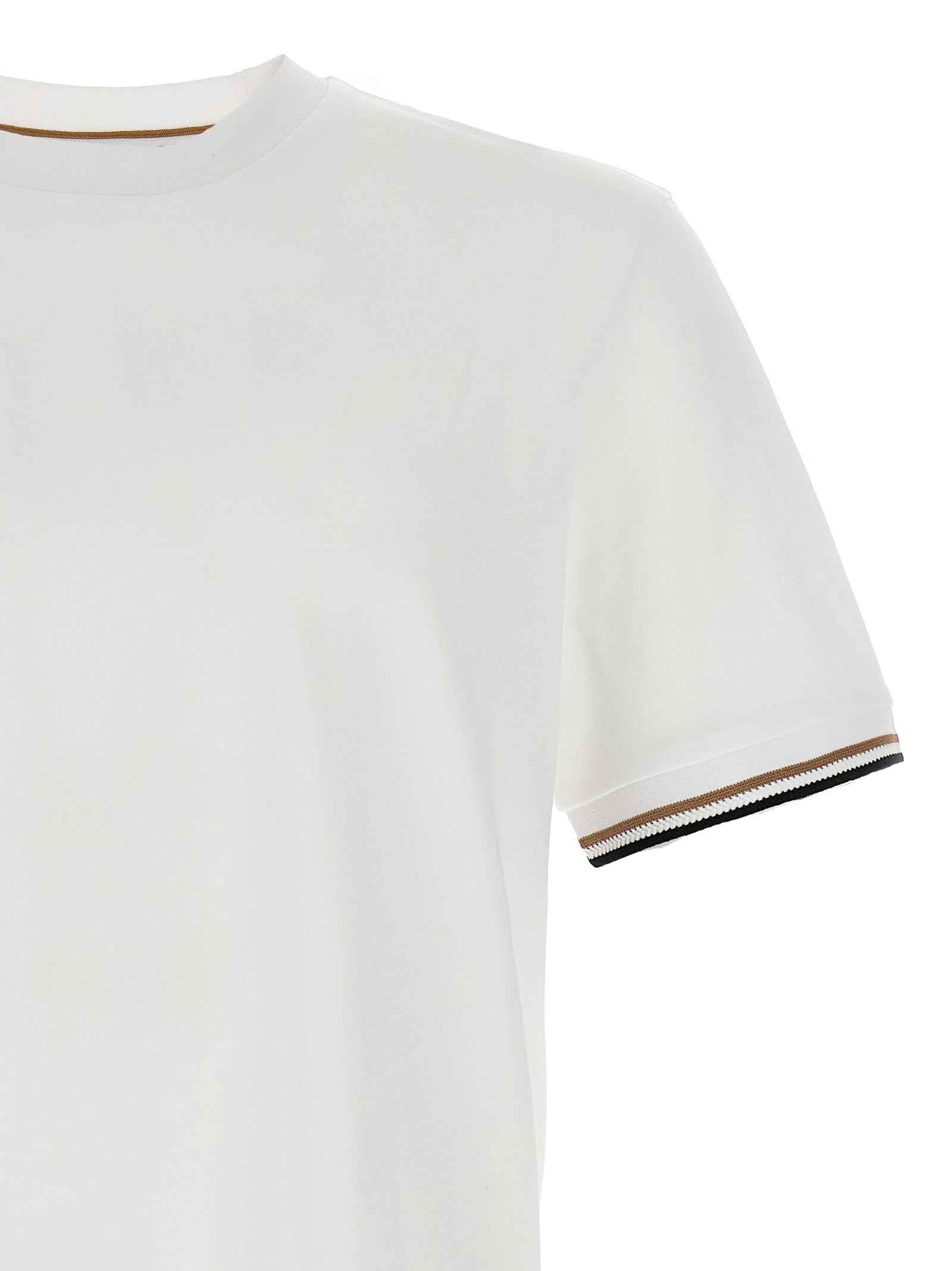 Hugo Boss White Cotton T-Shirt