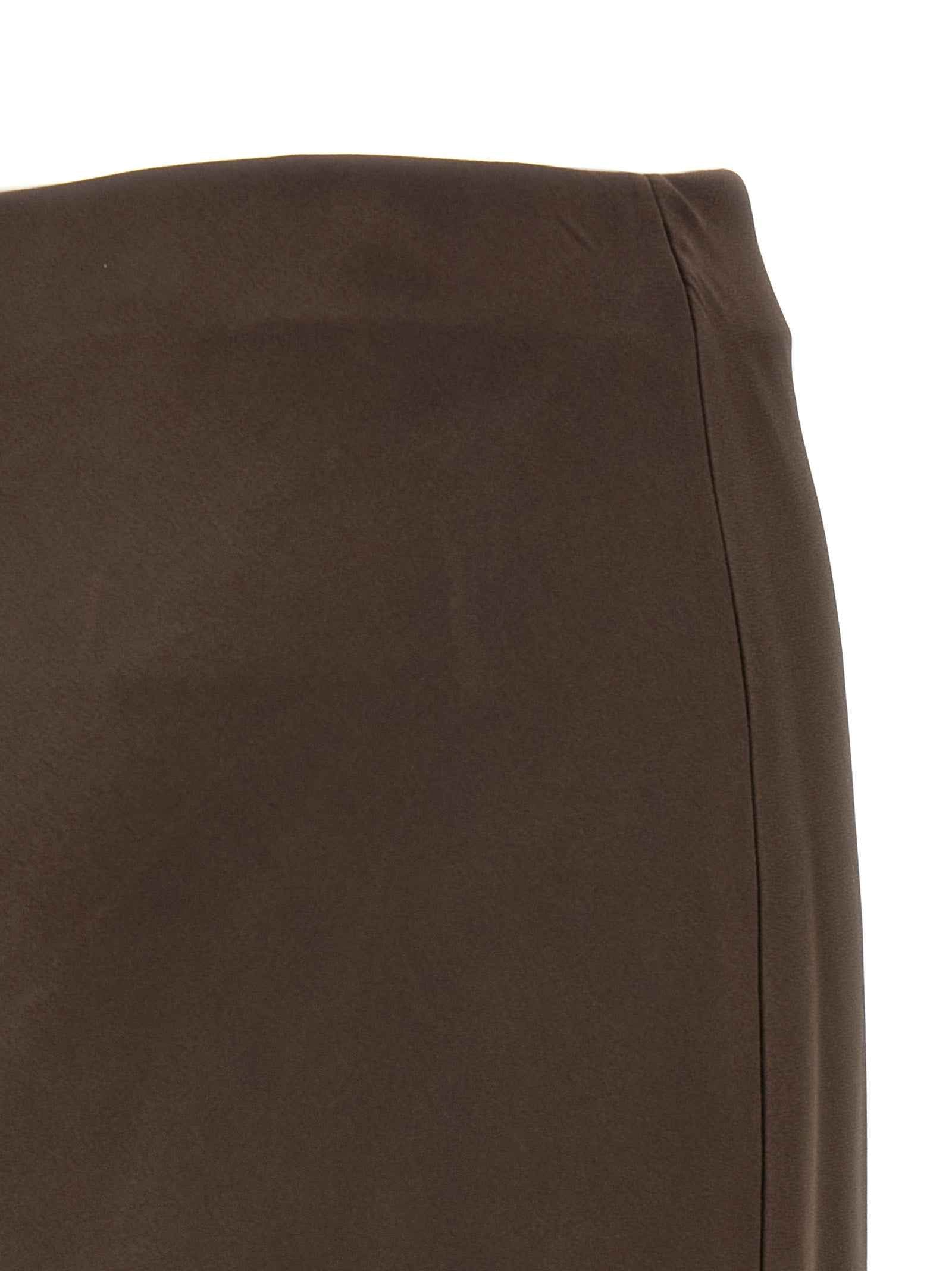 Brunello Cucinelli Brown Acetate Mini Skirt