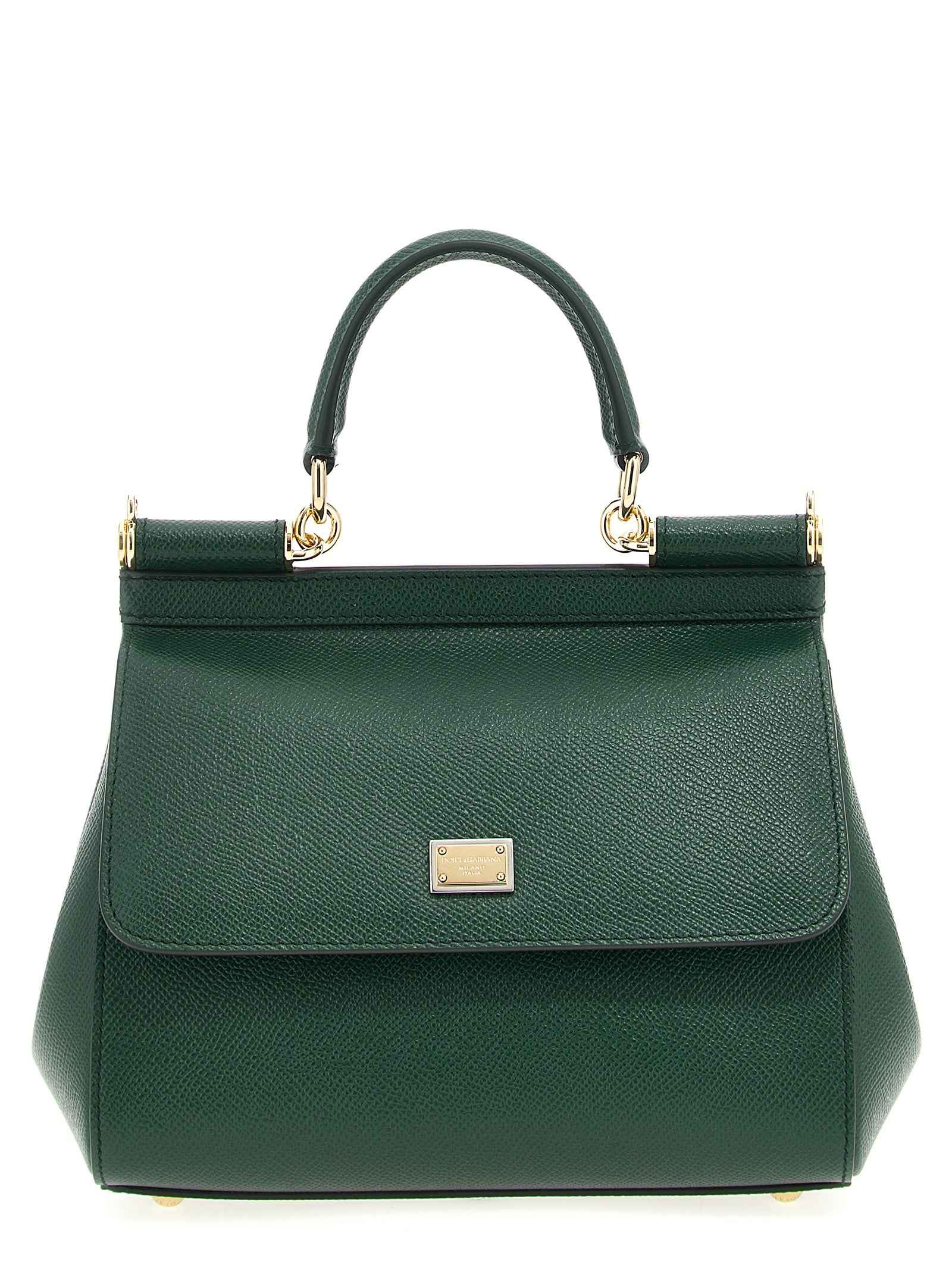 Dolce & Gabbana Bicolor Calfskin Handbag