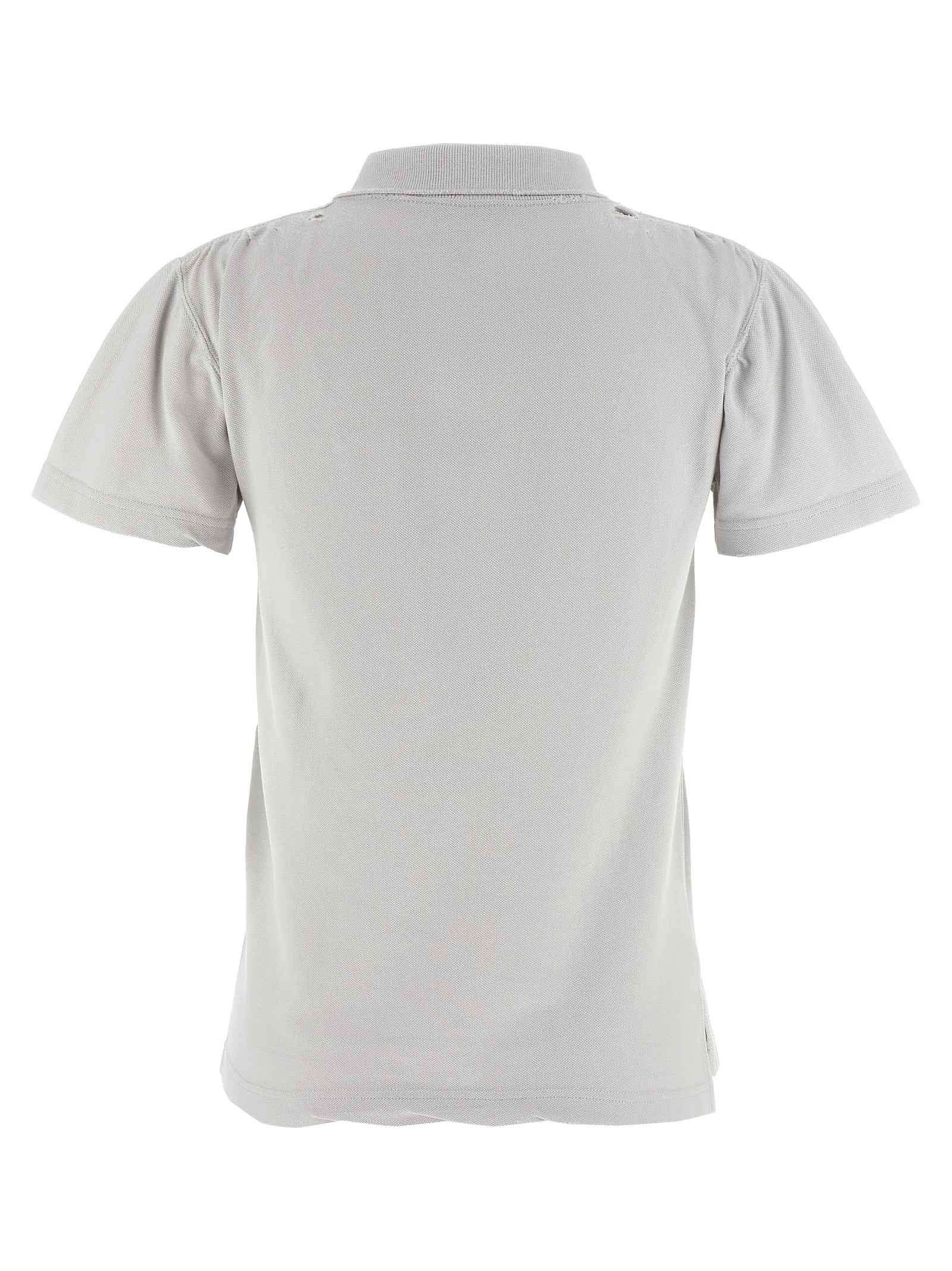 Balenciaga Gray Cotton Polo Shirt