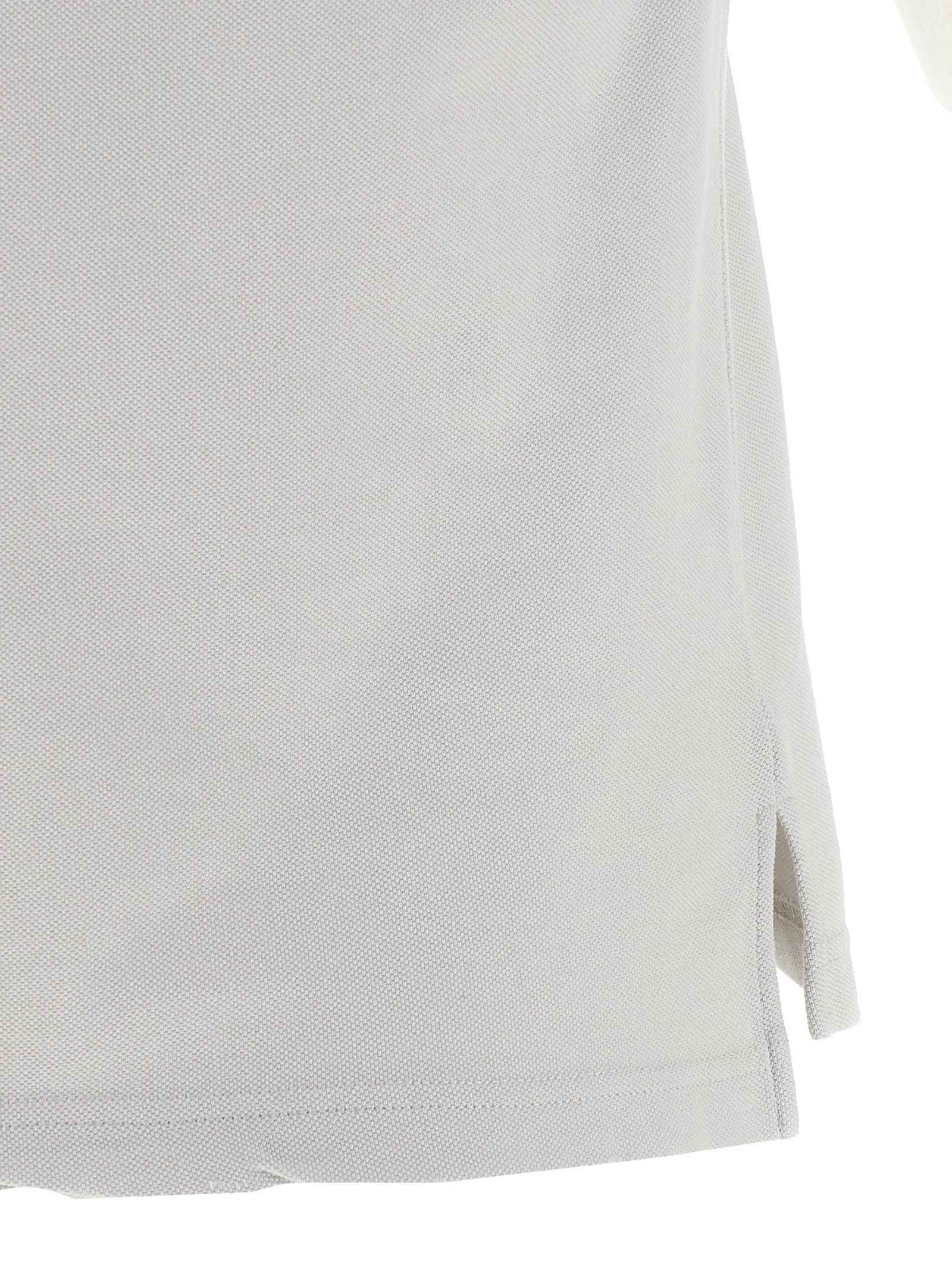 Balenciaga Gray Cotton Polo Shirt