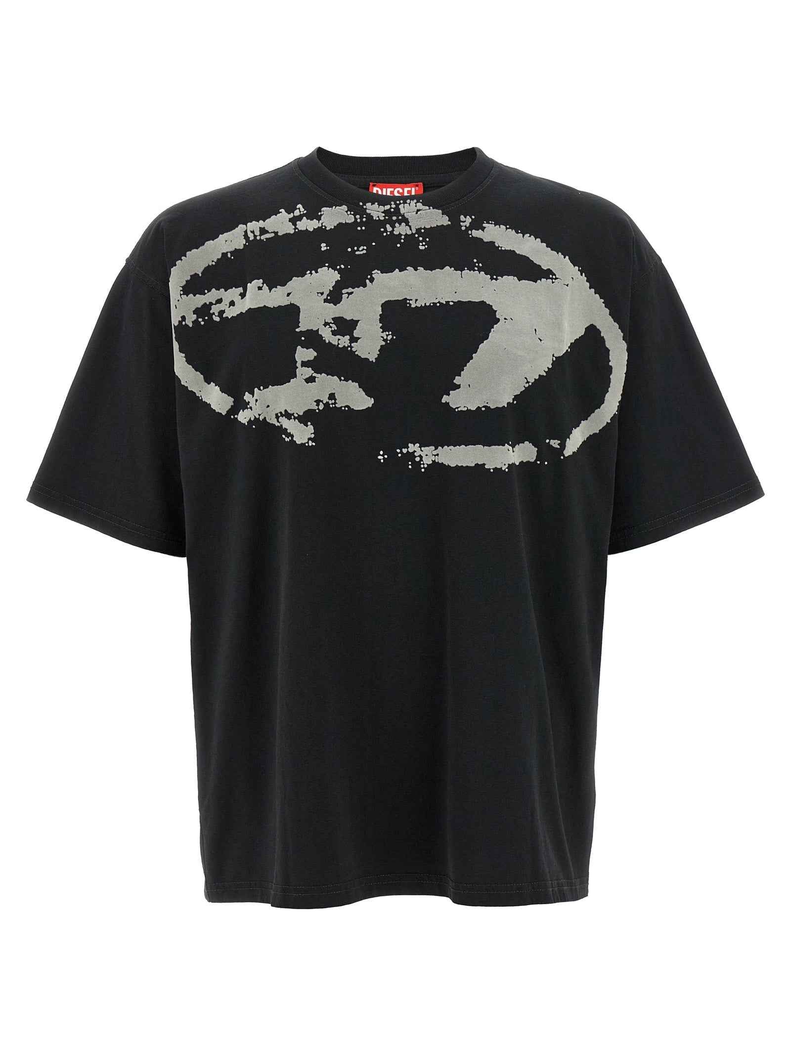 Diesel Black Cotton T-Shirt
