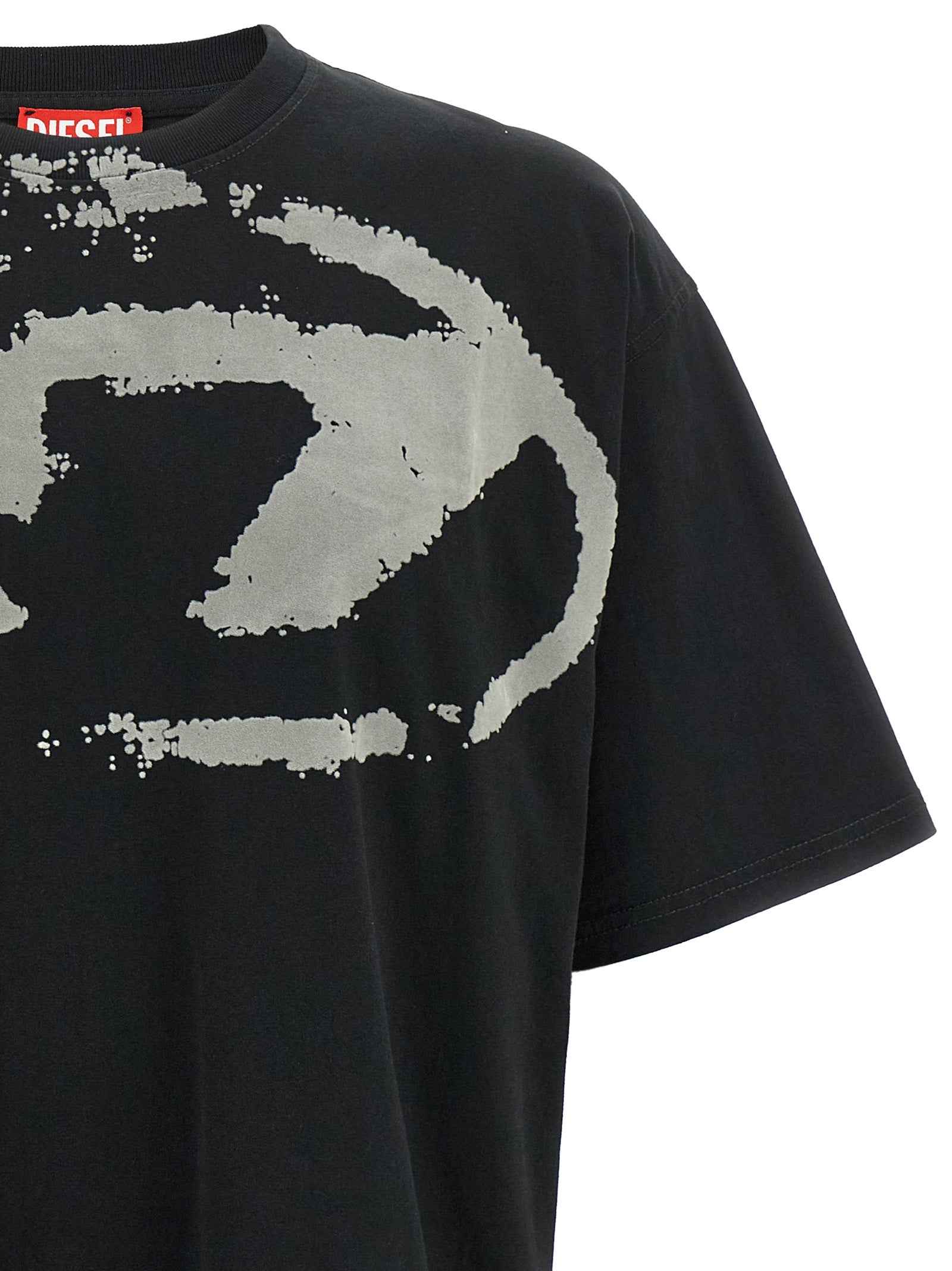 Diesel Black Cotton T-Shirt