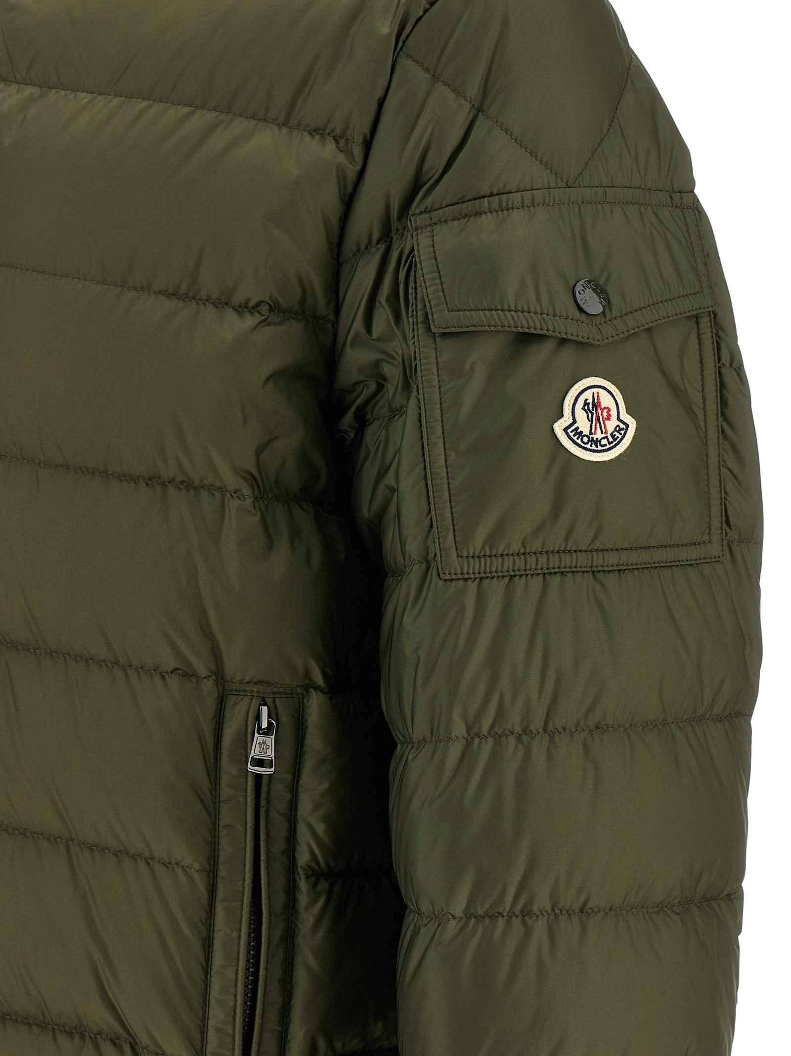 Moncler Bicolor Polyamide Full-Length Jacket