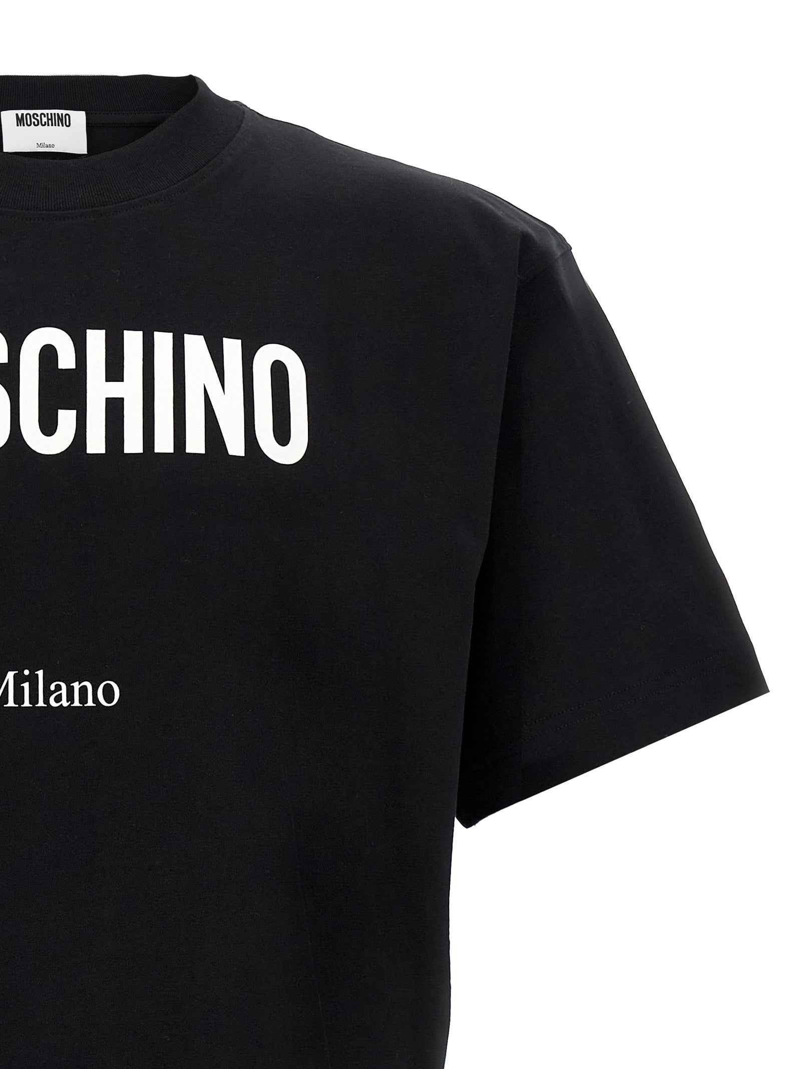 Moschino Bicolor Cotton T-Shirt