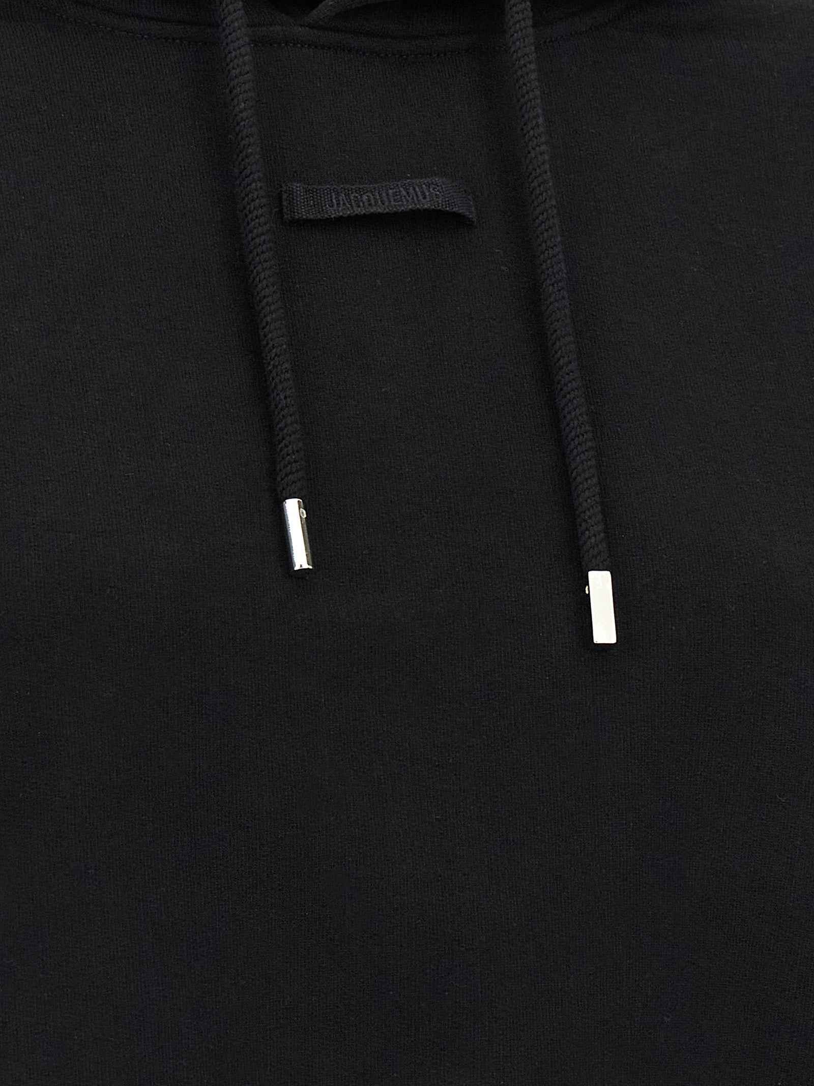 Jacquemus Black Cotton Hoodie