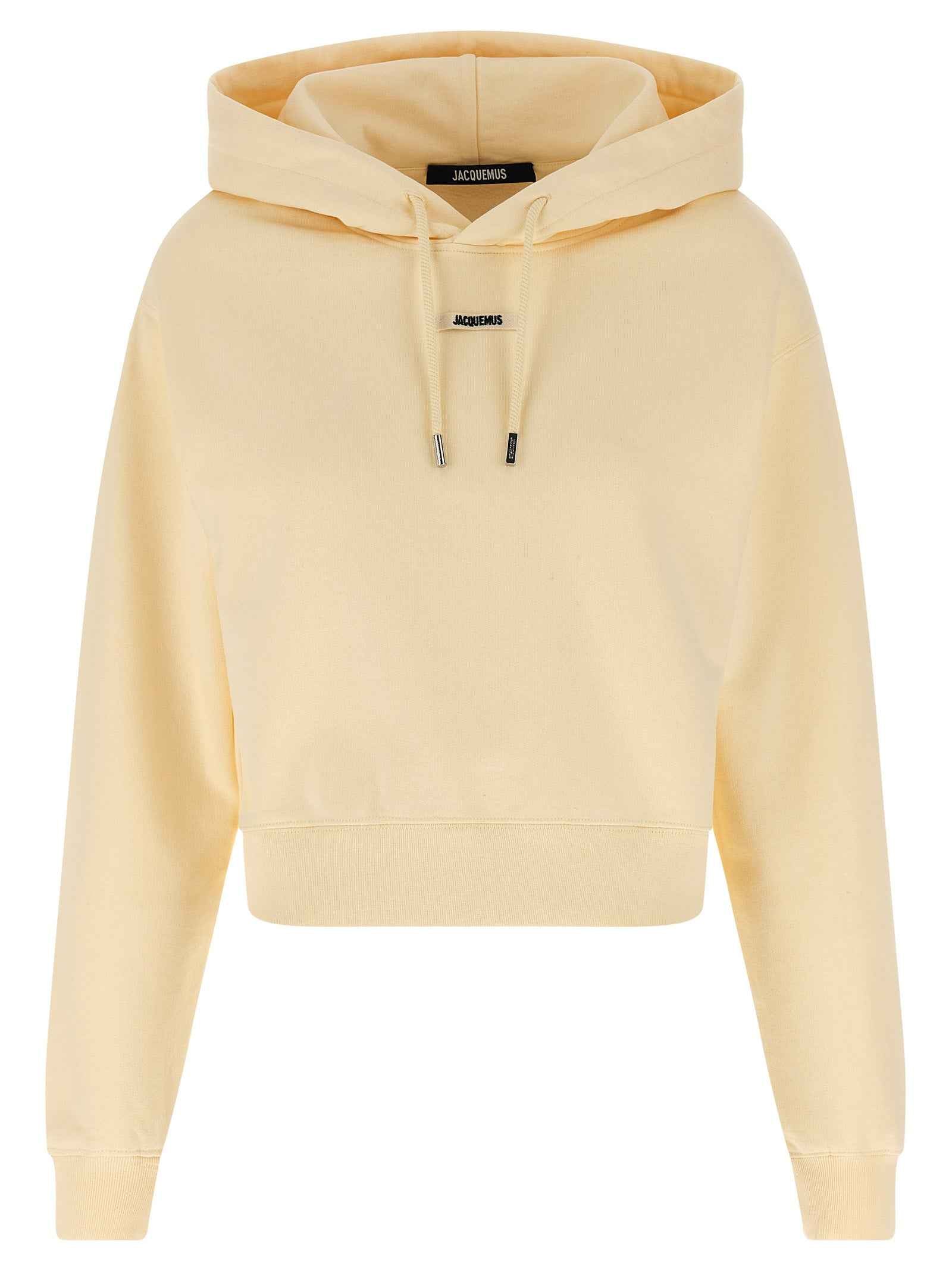 Jacquemus Beige Cotton Hoodie