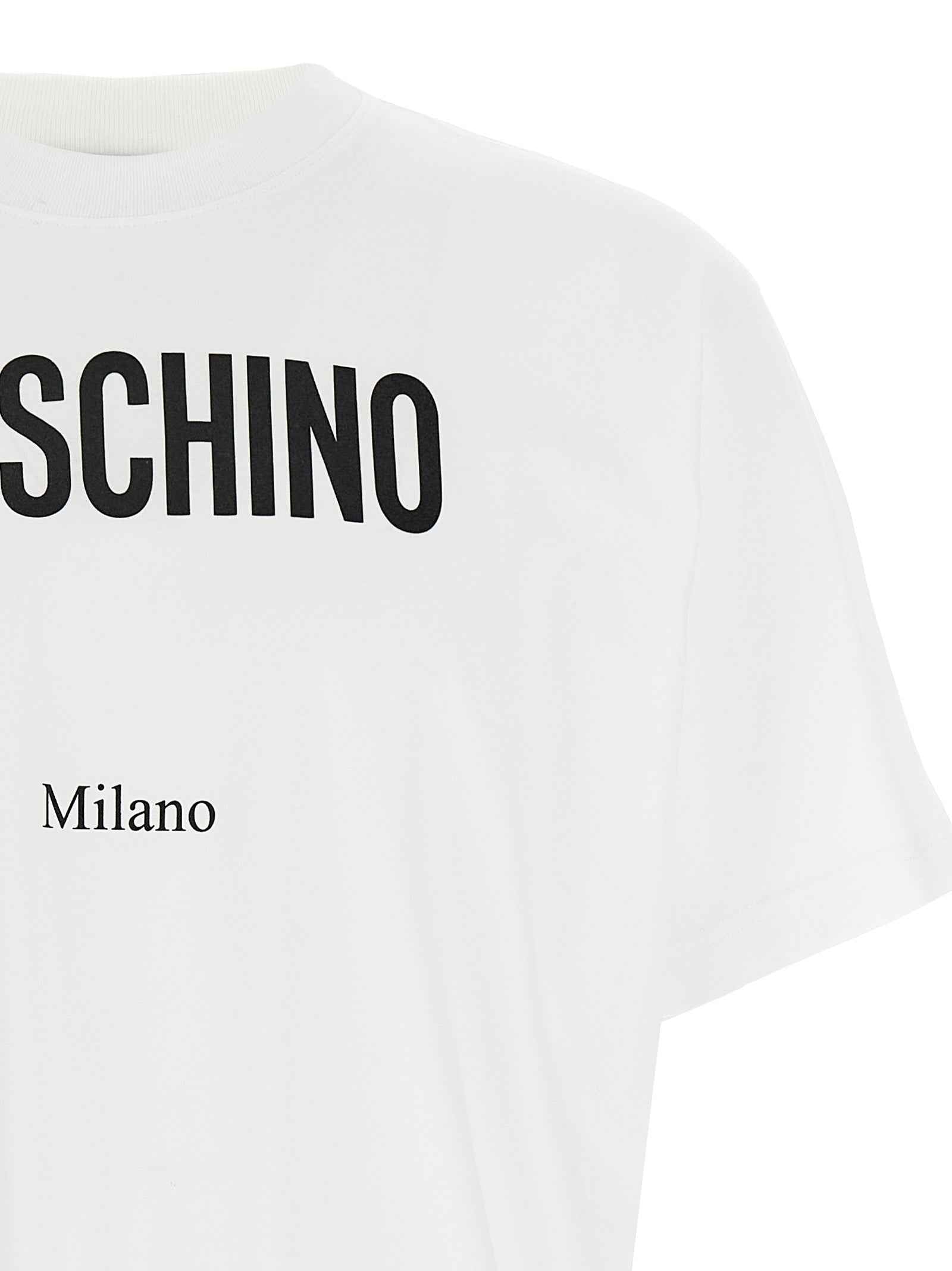 Moschino Bicolor Cotton T-Shirt