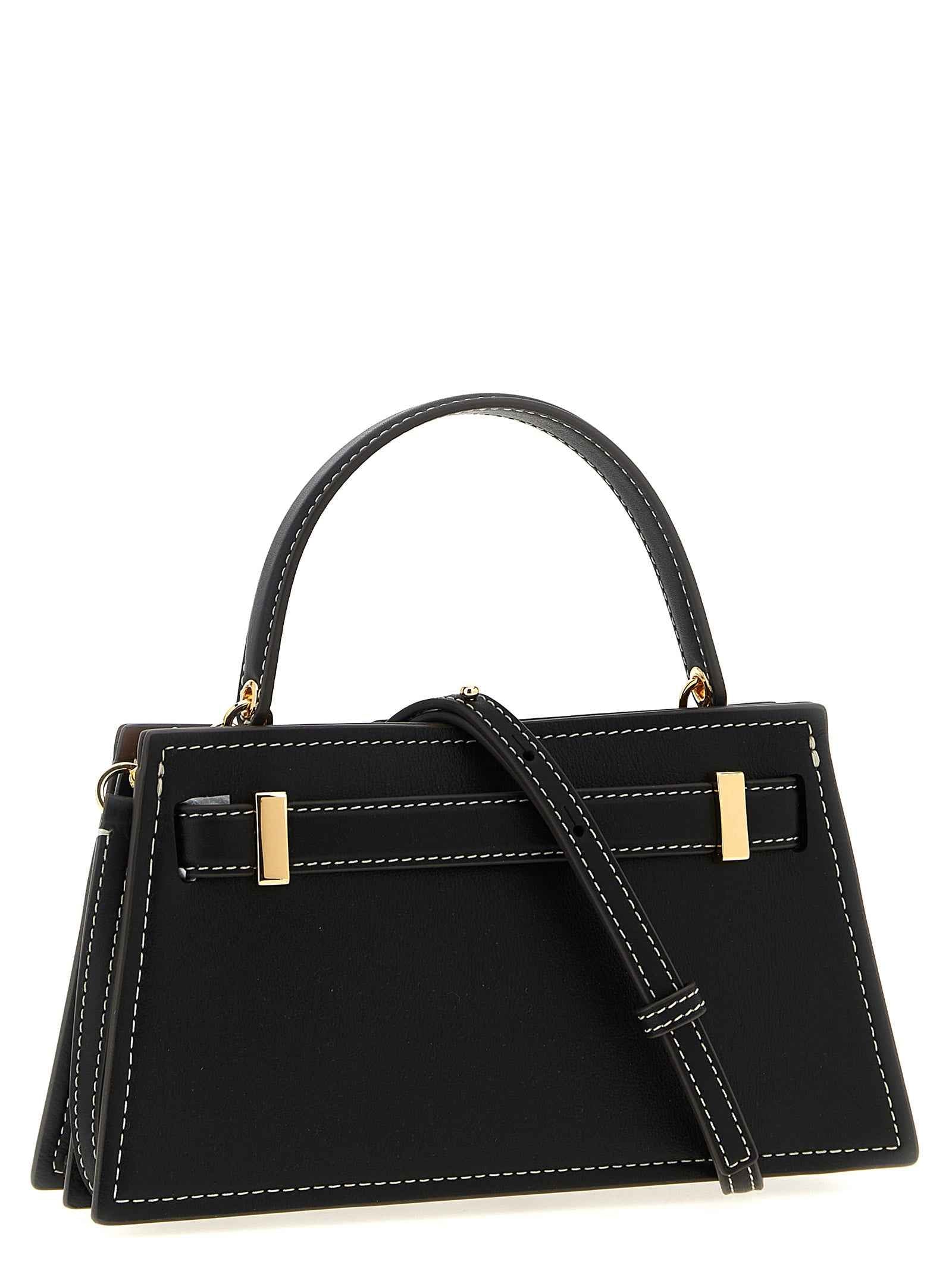 Tory Burch Black Cowhide Handbag