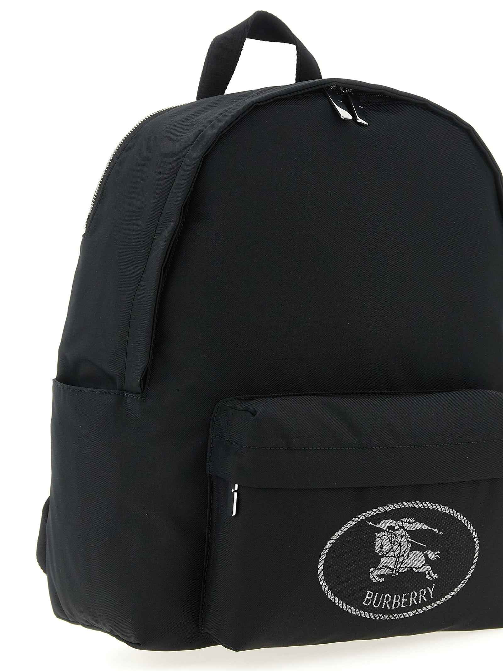 Burberry Black Polyester Backpack