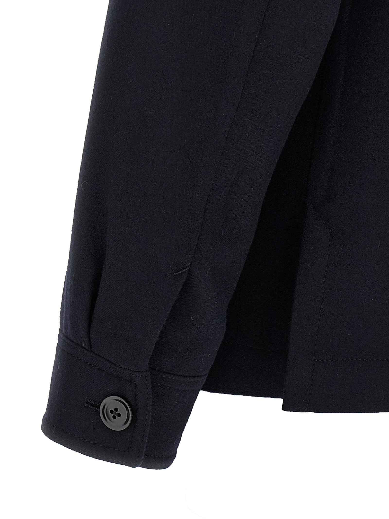 Tom Ford Blue Wool Blouse