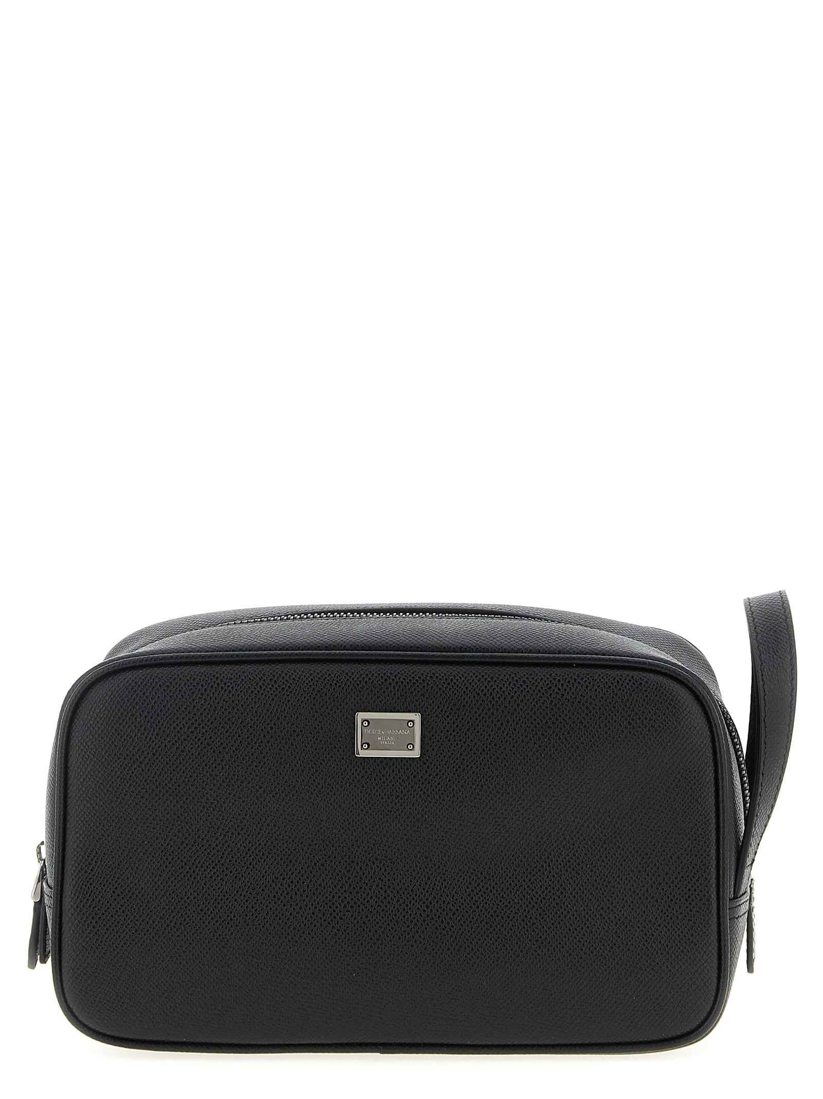Dolce & Gabbana Black Calfskin Leather Wallet