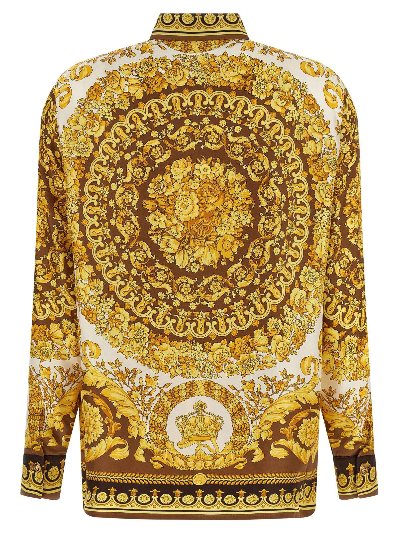 Versace Gold Silk Blouse