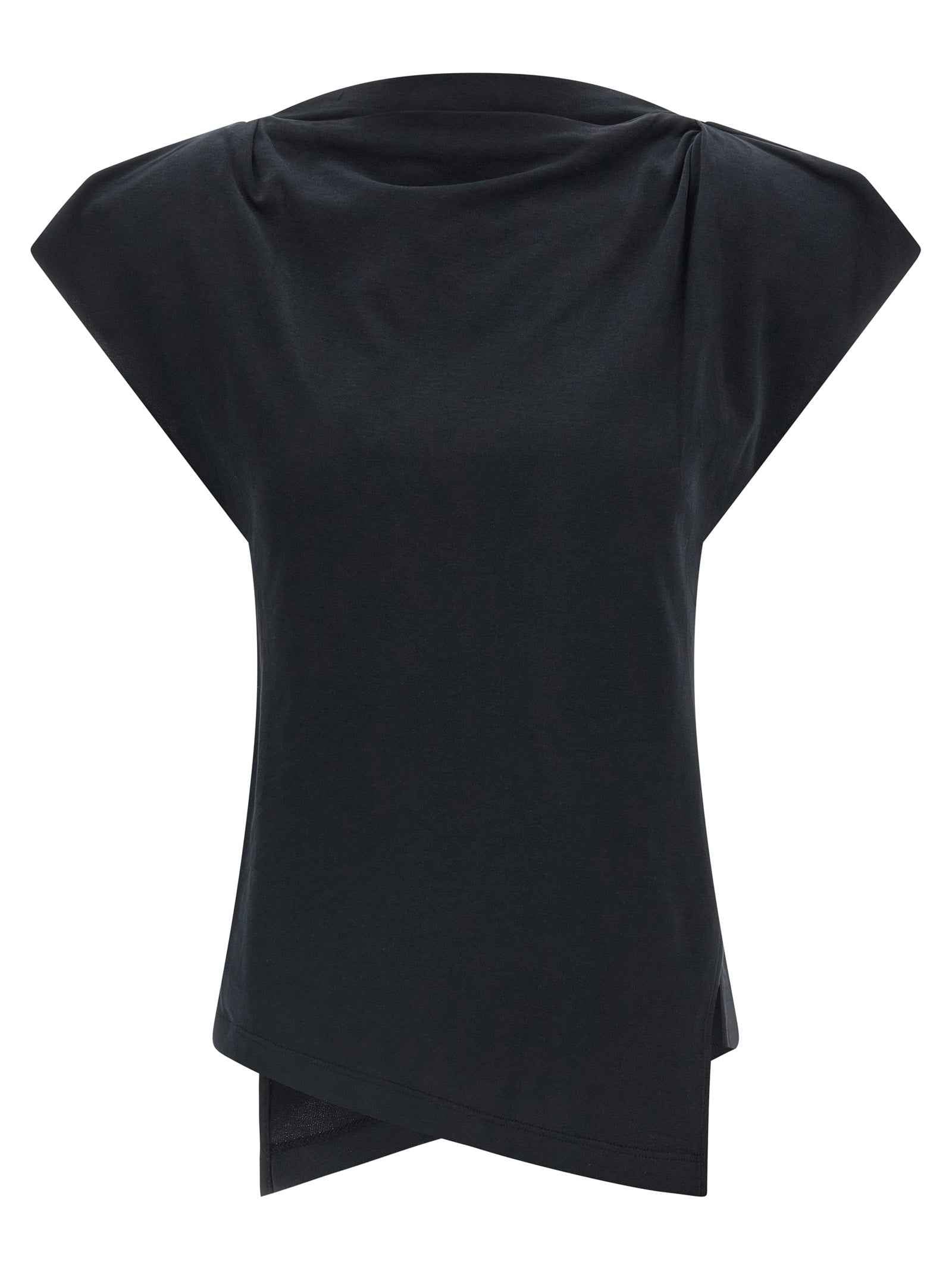 Isabel Marant Black Cotton T-Shirt