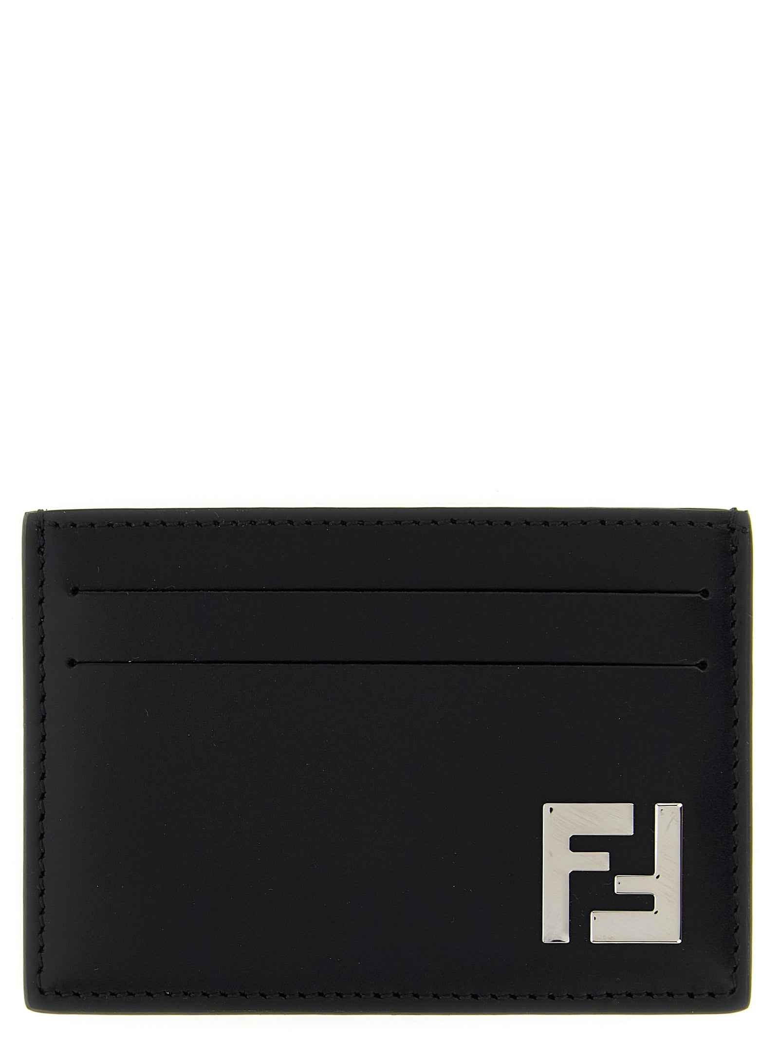Fendi Black Calfskin Cardholder