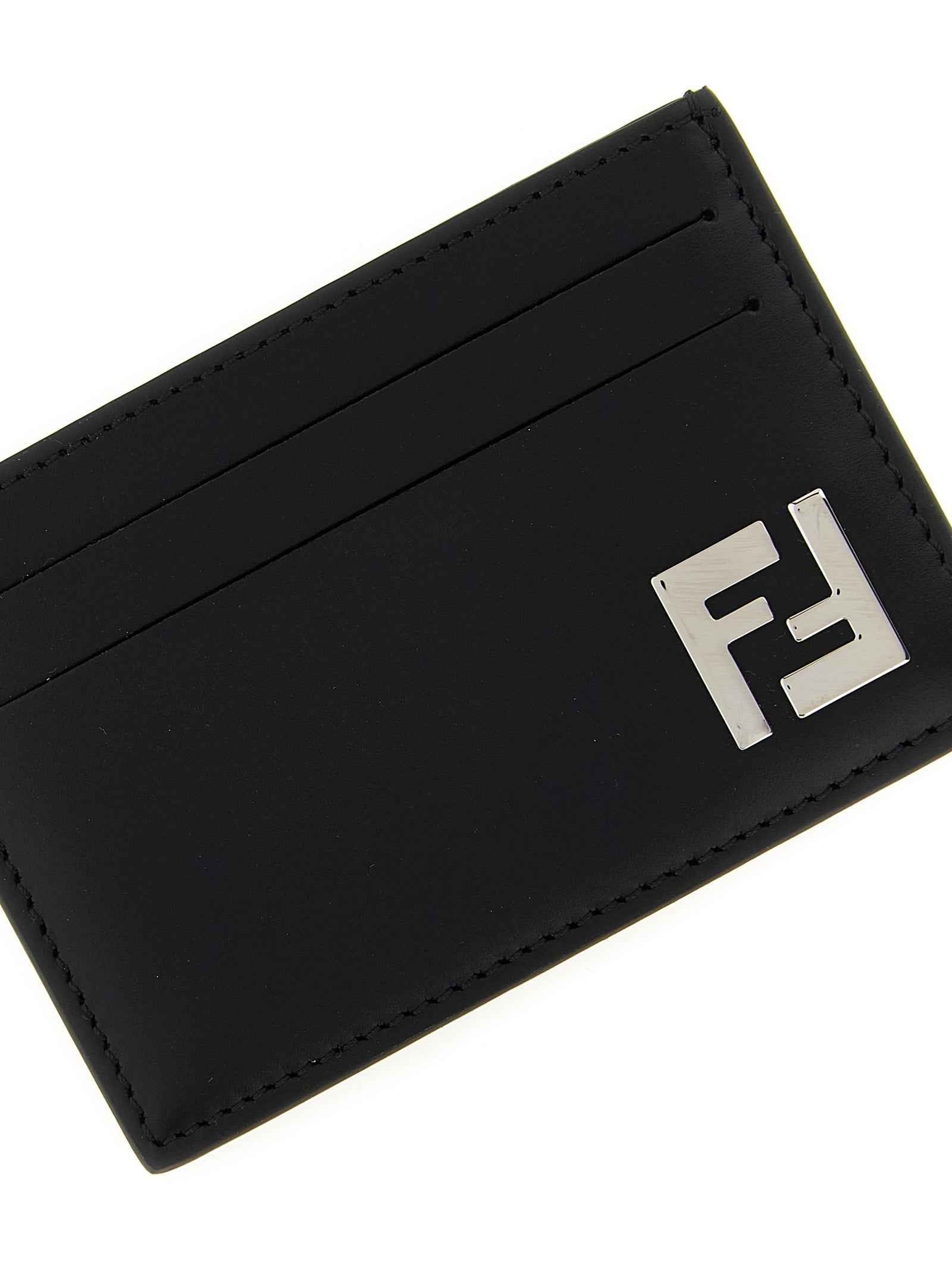 Fendi Black Calfskin Cardholder