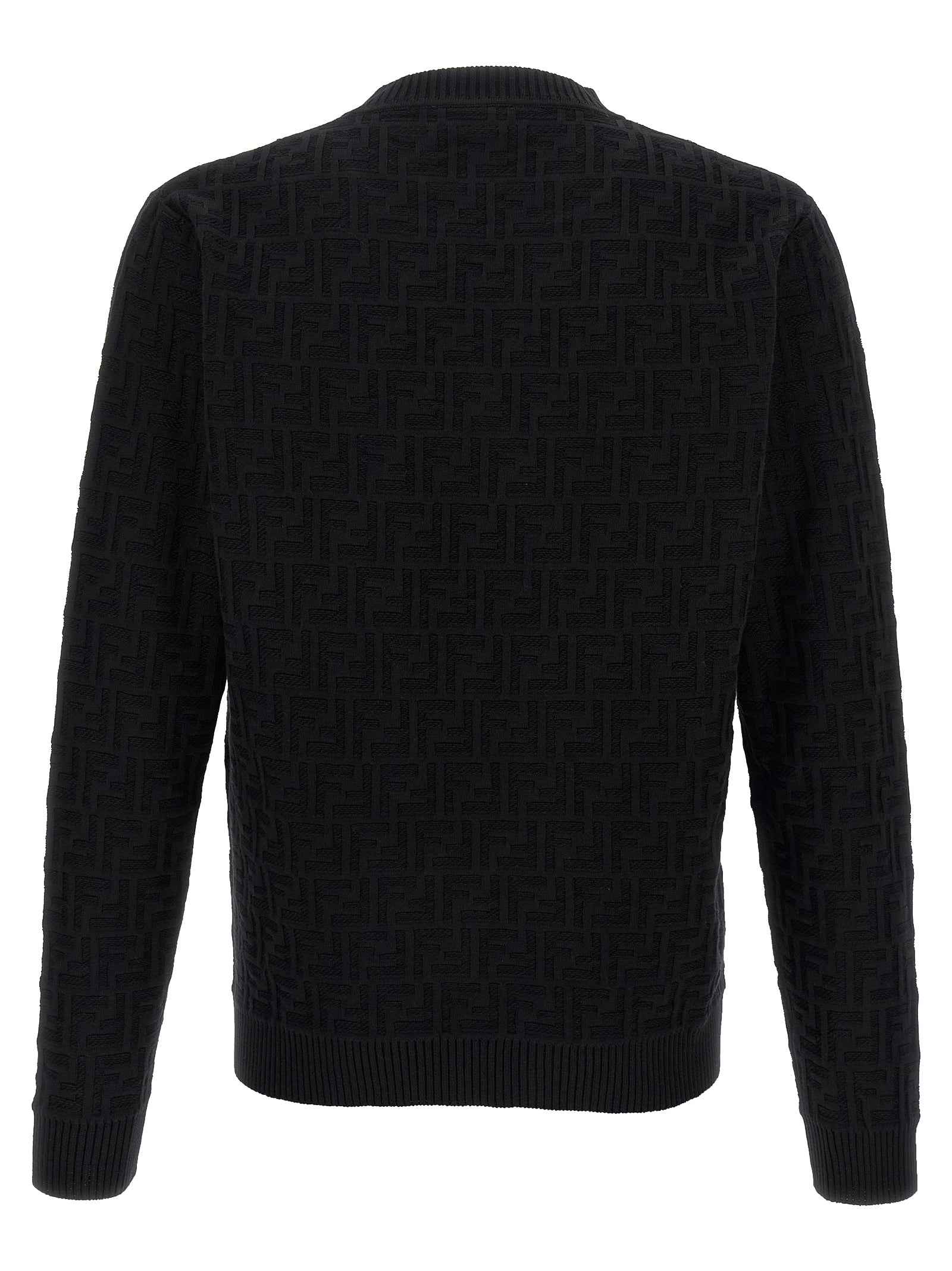 Fendi Black Cotton Cardigan