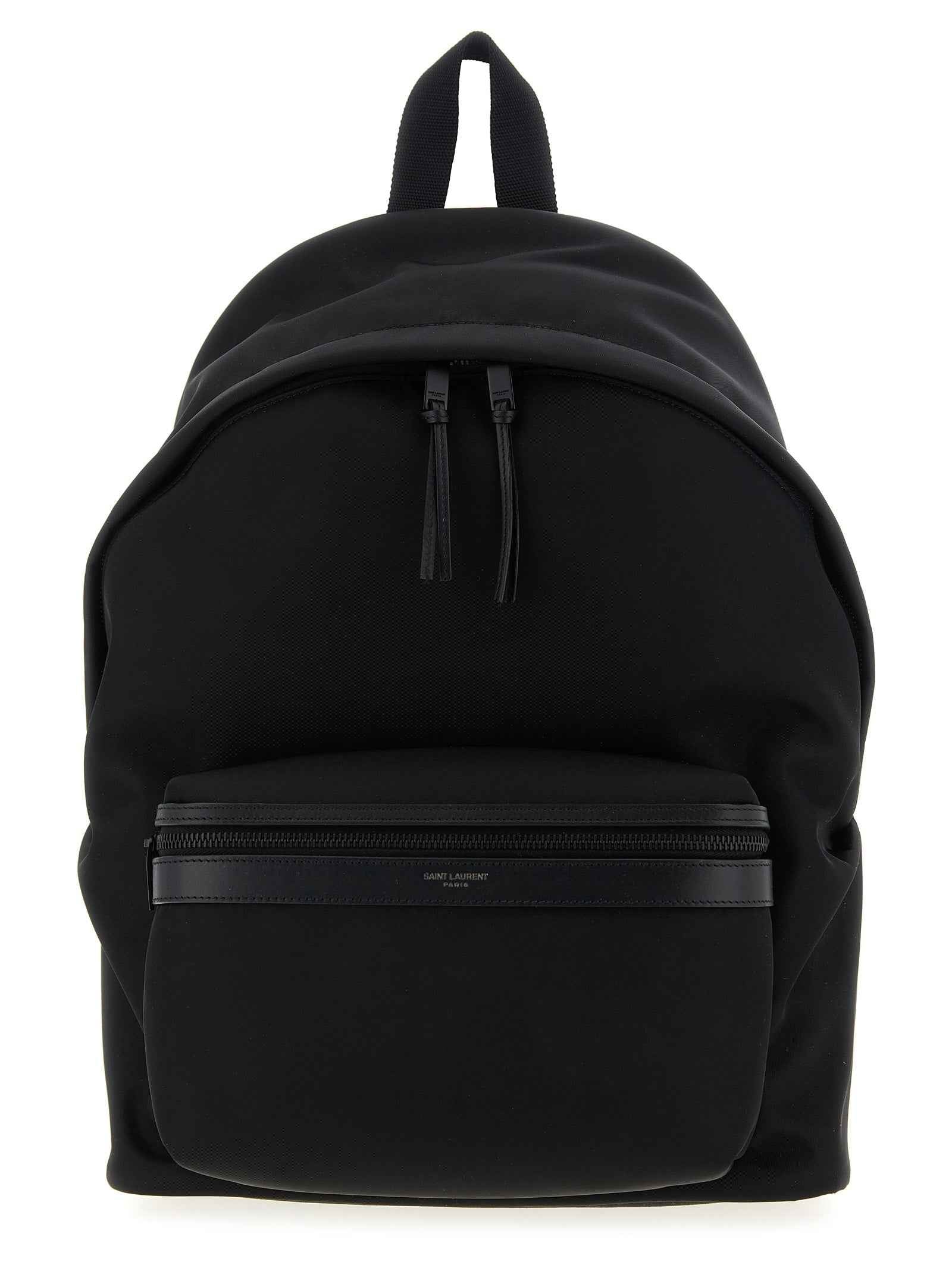 Saint Laurent Black Polyamide Backpack