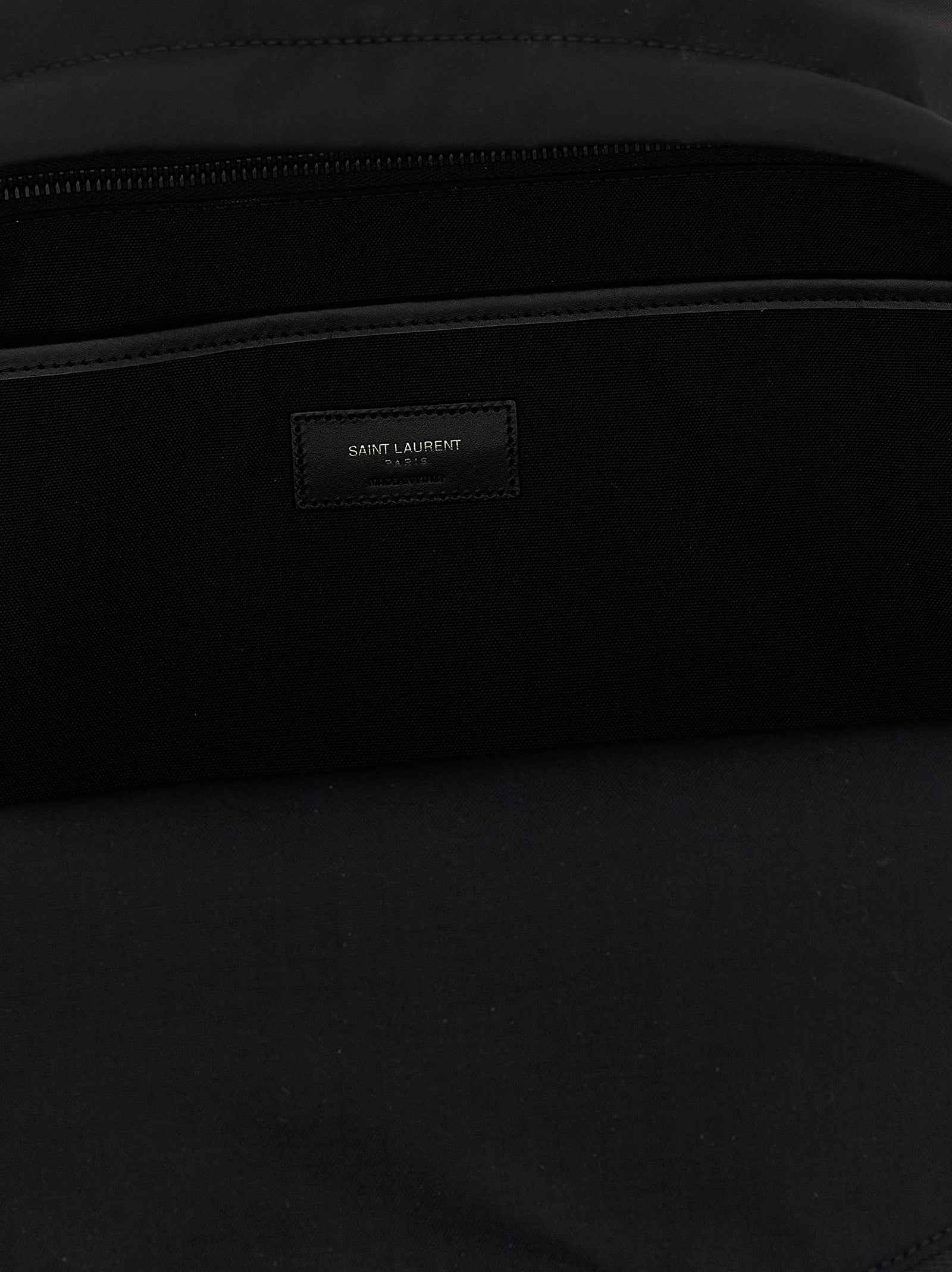 Saint Laurent Black Polyamide Backpack