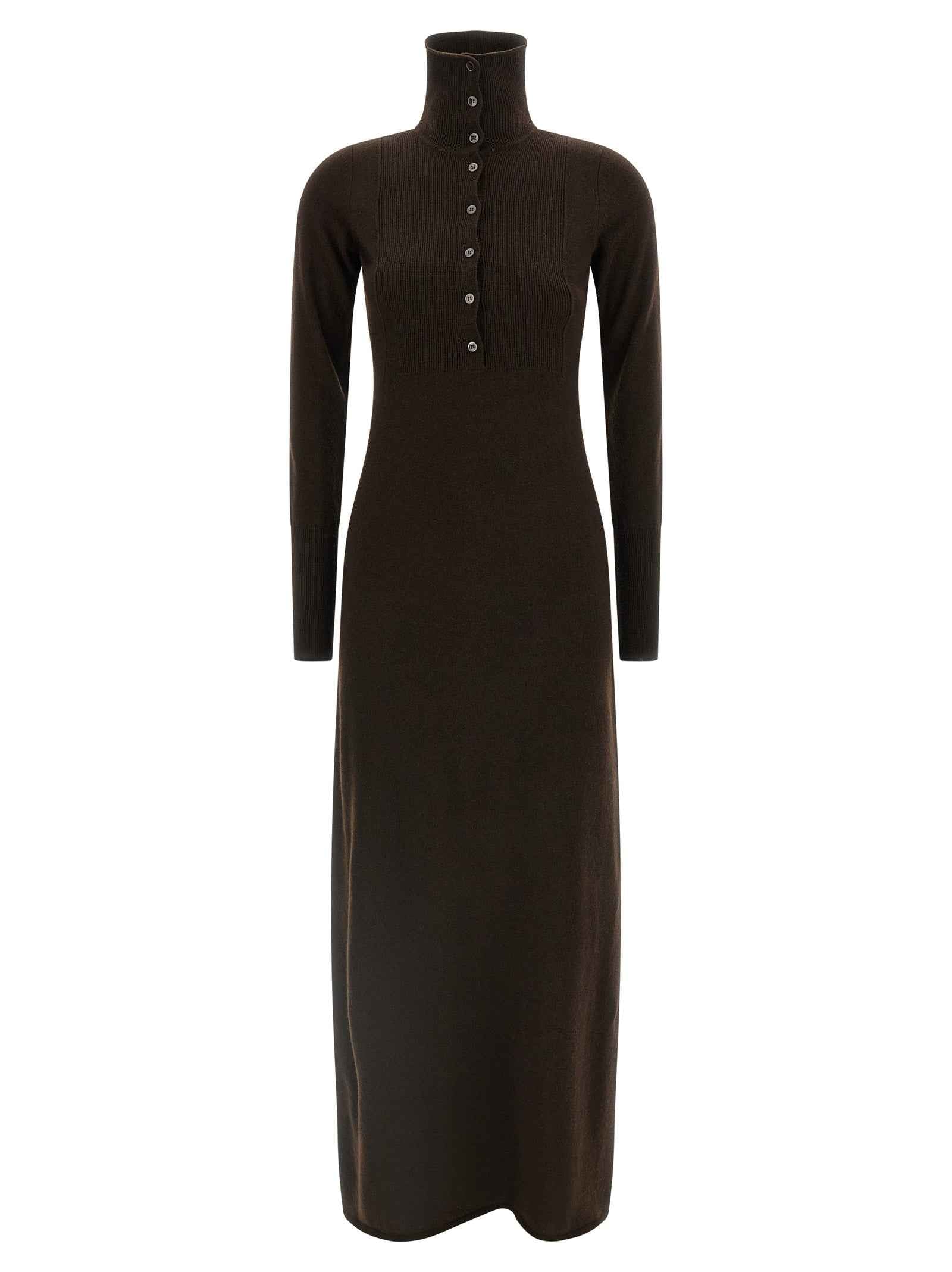 Tom Ford Brown Cashmere Long Dress