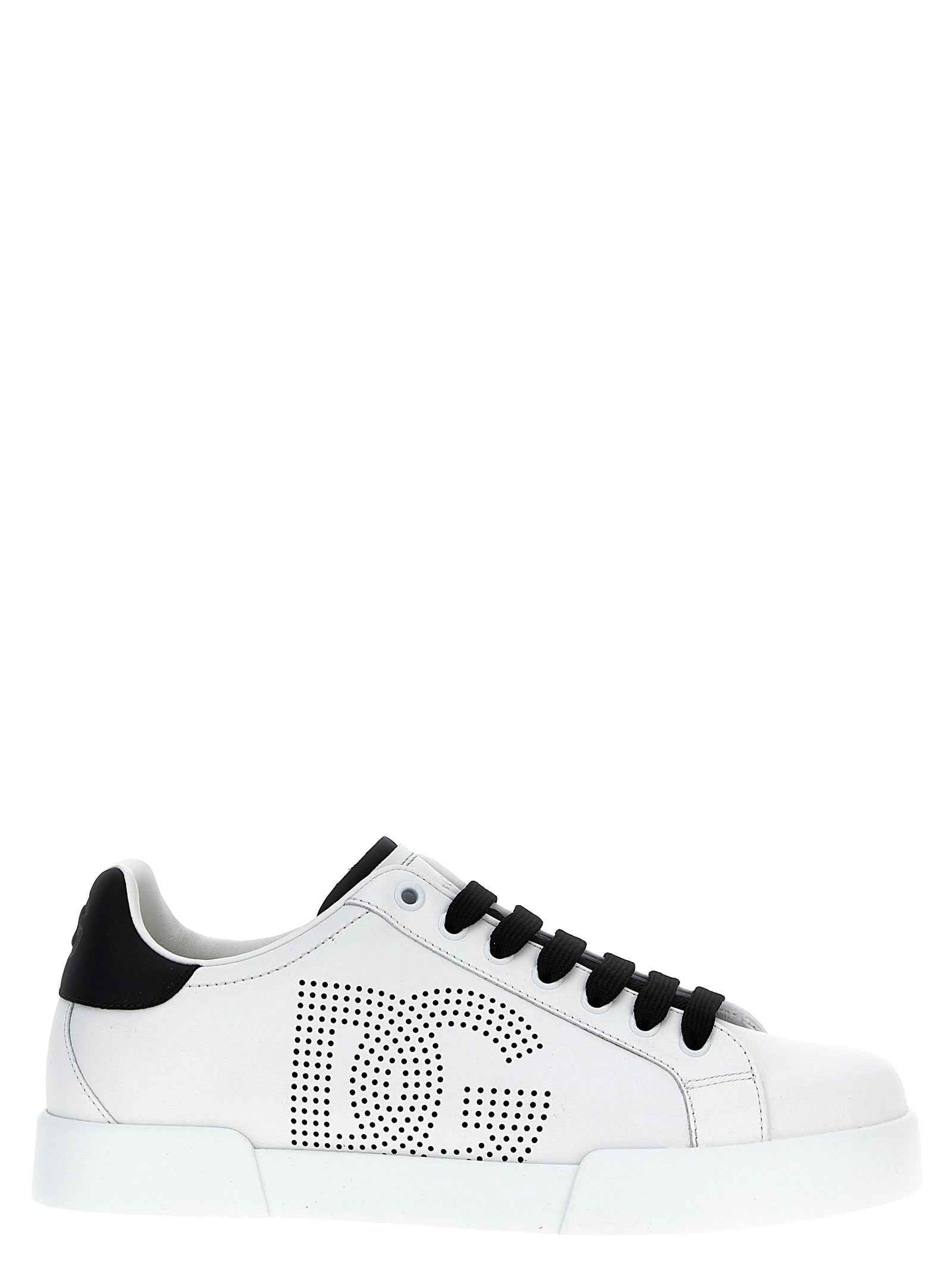 Dolce & Gabbana Bicolor Calfskin Low Top Sneakers