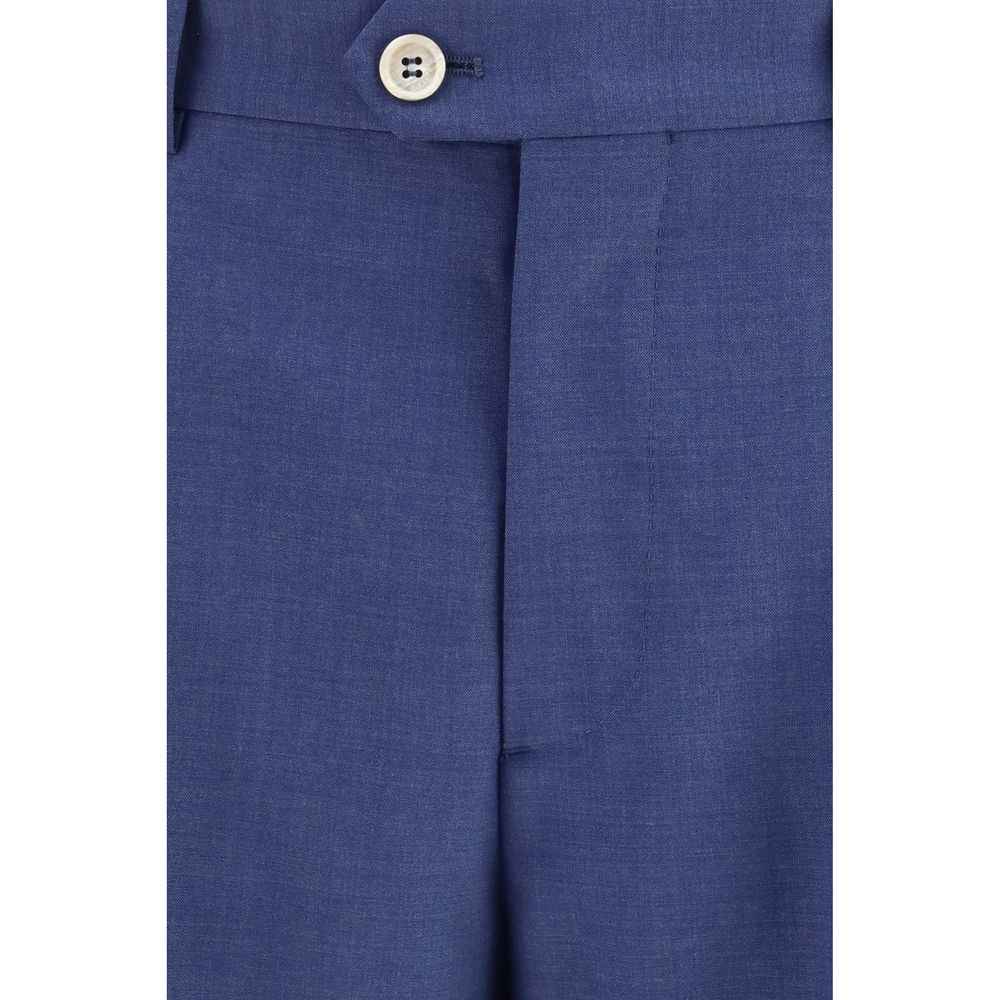 Brunello Cucinelli Blue Wool Oves Aries Two-Piece Suit