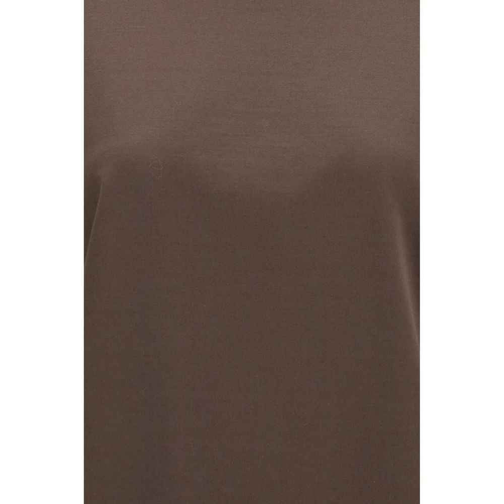 Brunello Cucinelli Brown Cotton T-Shirt