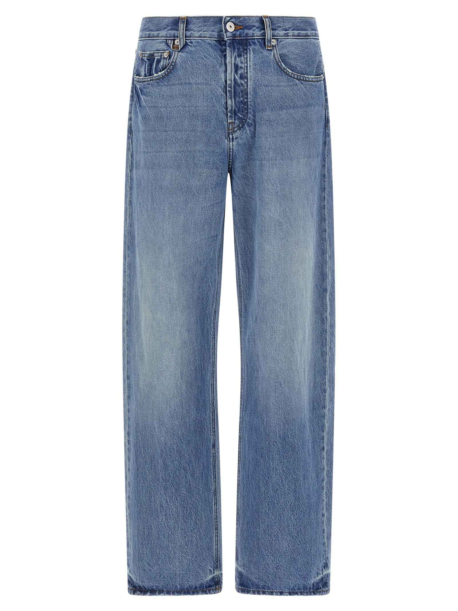 Jacquemus Blue Cotton Straight-Leg Jeans