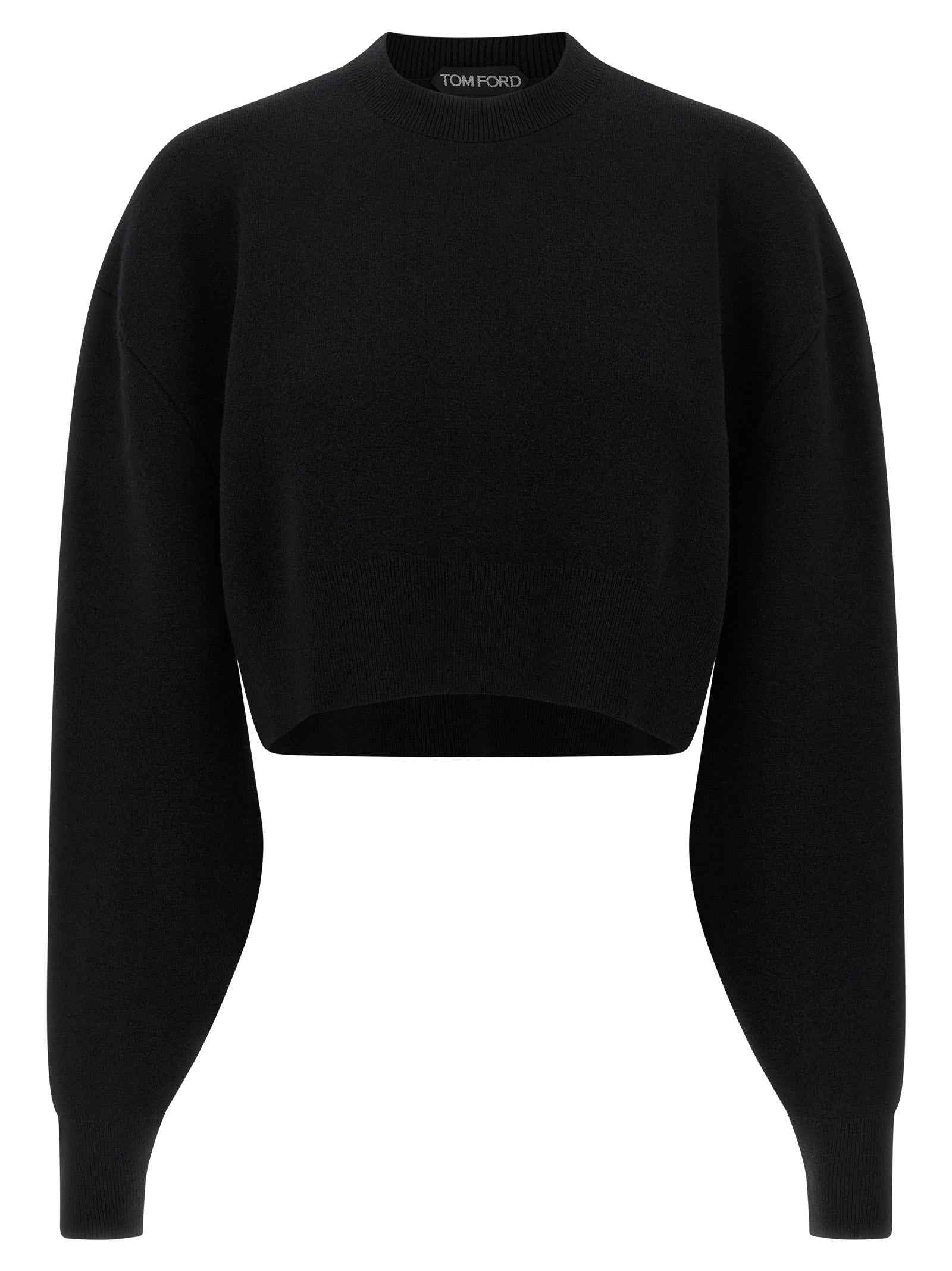 Tom Ford Black Virgin Wool Cardigan