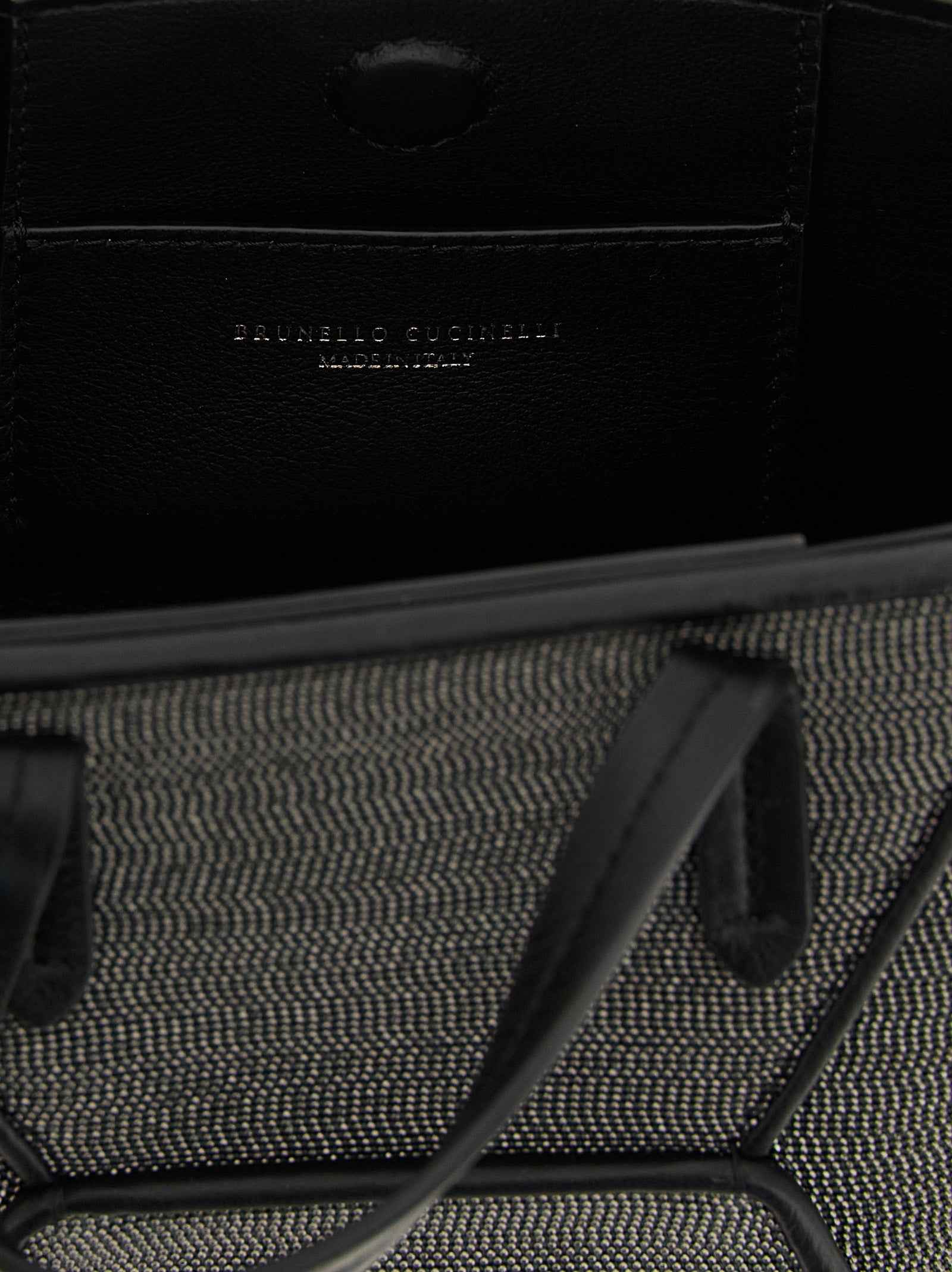 Brunello Cucinelli Black Brass Handbag
