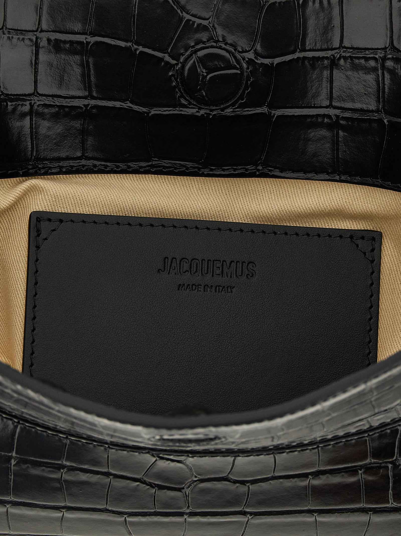 Jacquemus Black Calfskin Shoulder Bag