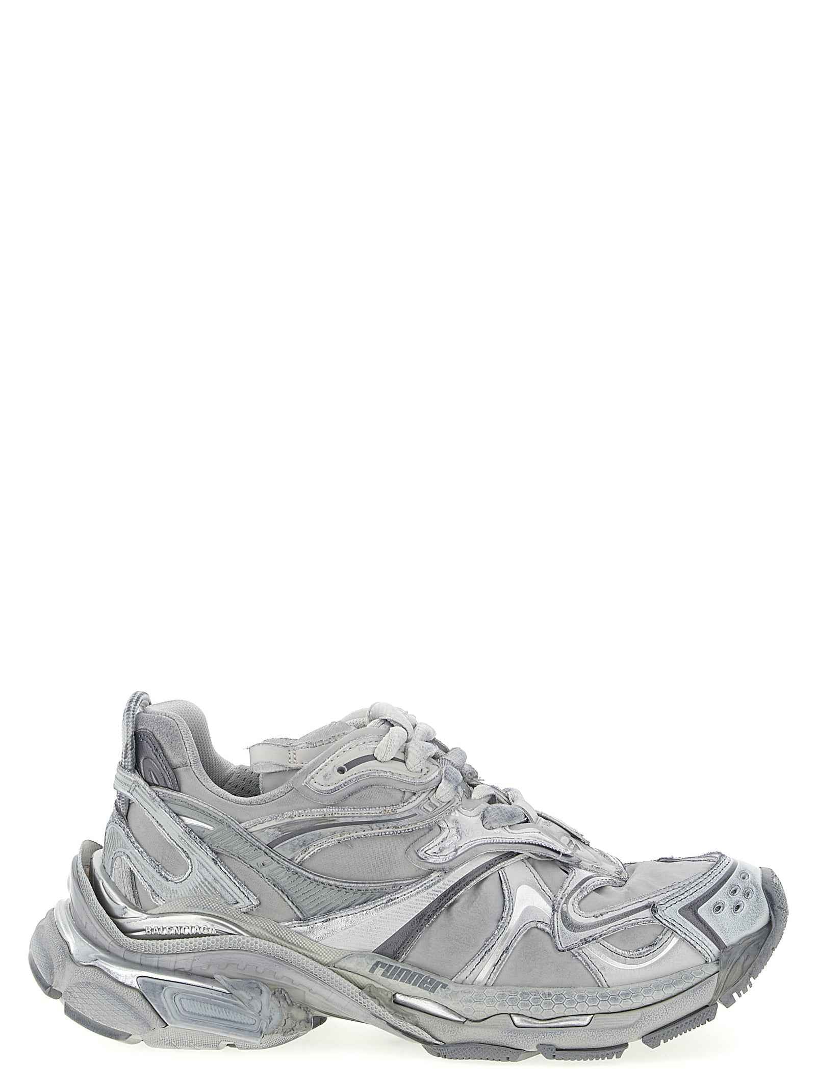Balenciaga Gray Polyethylene Athletic Sneakers