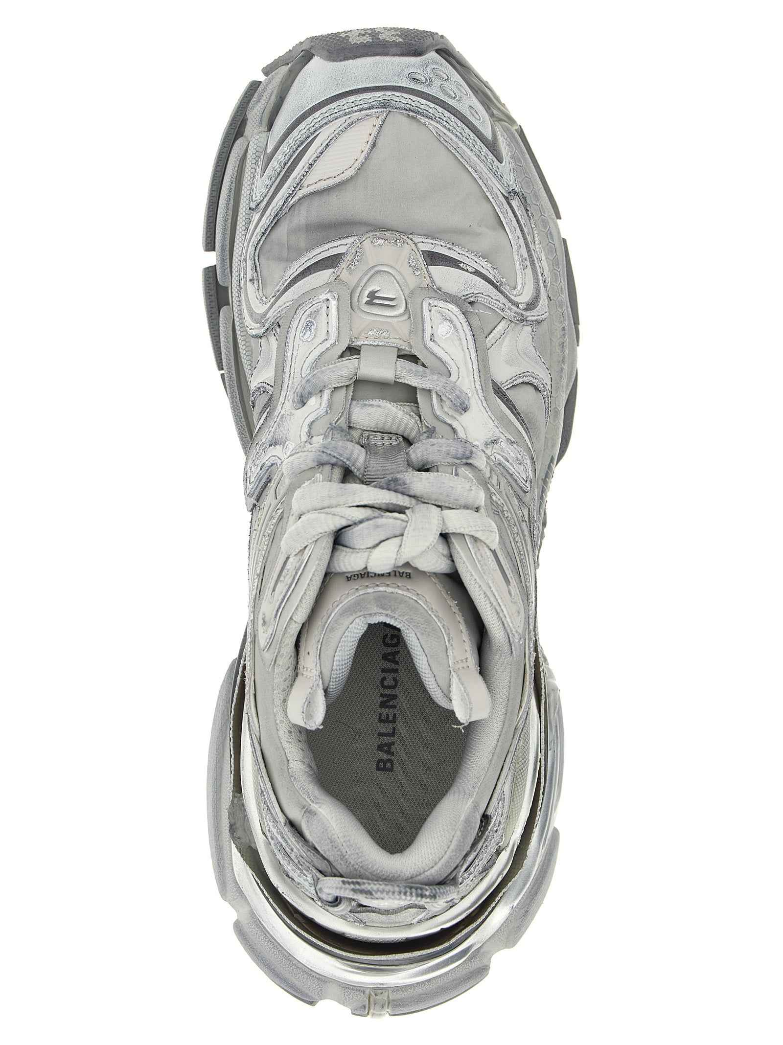 Balenciaga Gray Polyethylene Athletic Sneakers