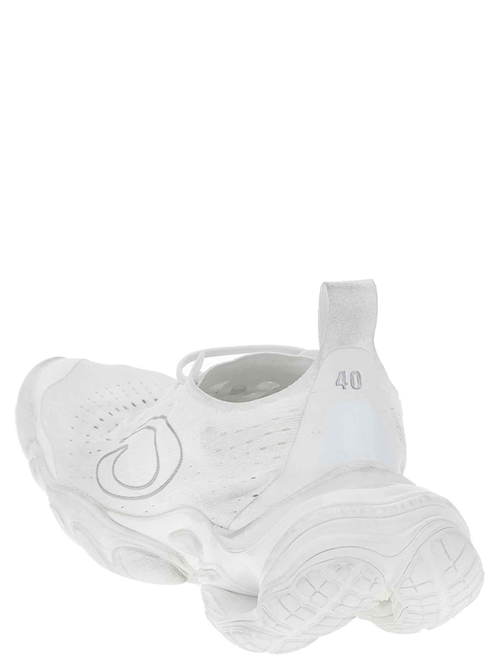 Balenciaga White Polyester Athletic Sneakers