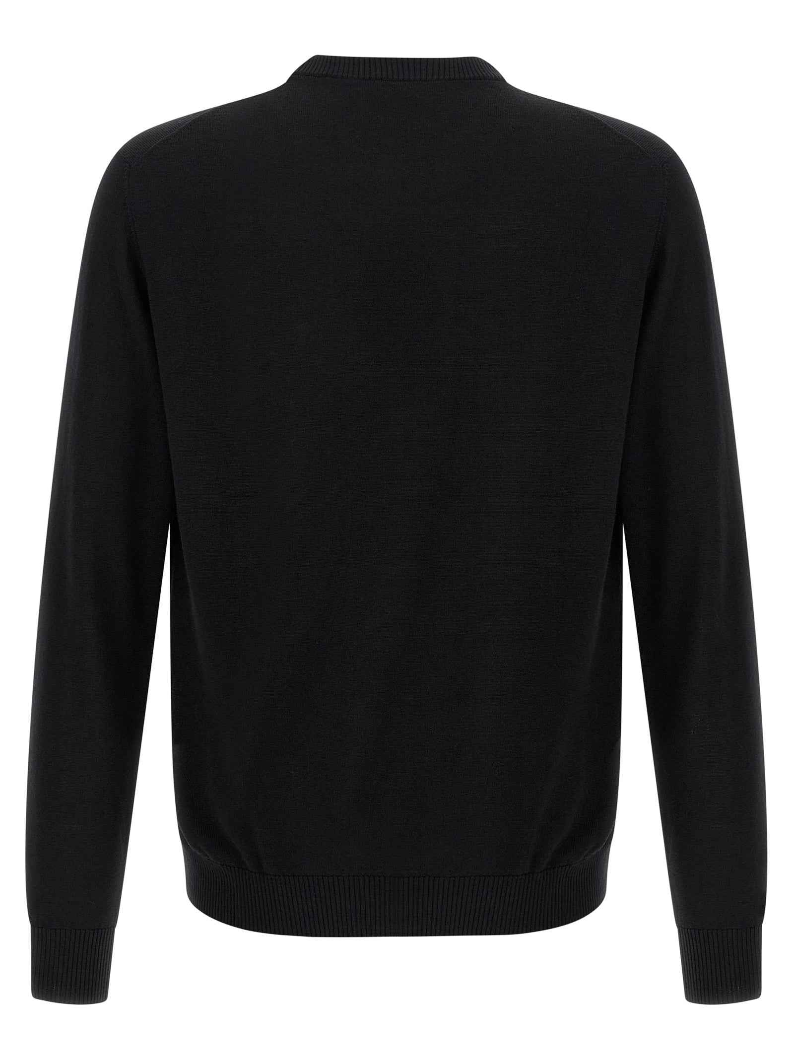 Fendi Black Virgin Wool Cardigan