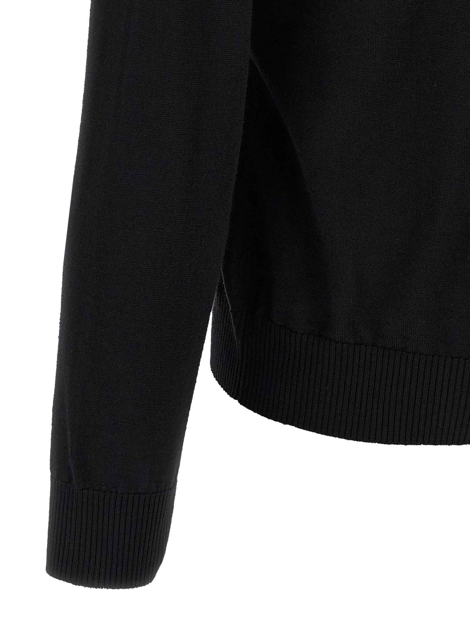 Fendi Black Virgin Wool Cardigan