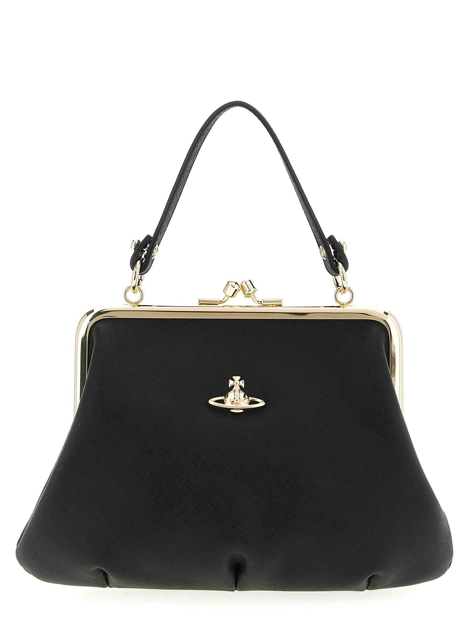 Vivienne Westwood Black Cowhide Handbag