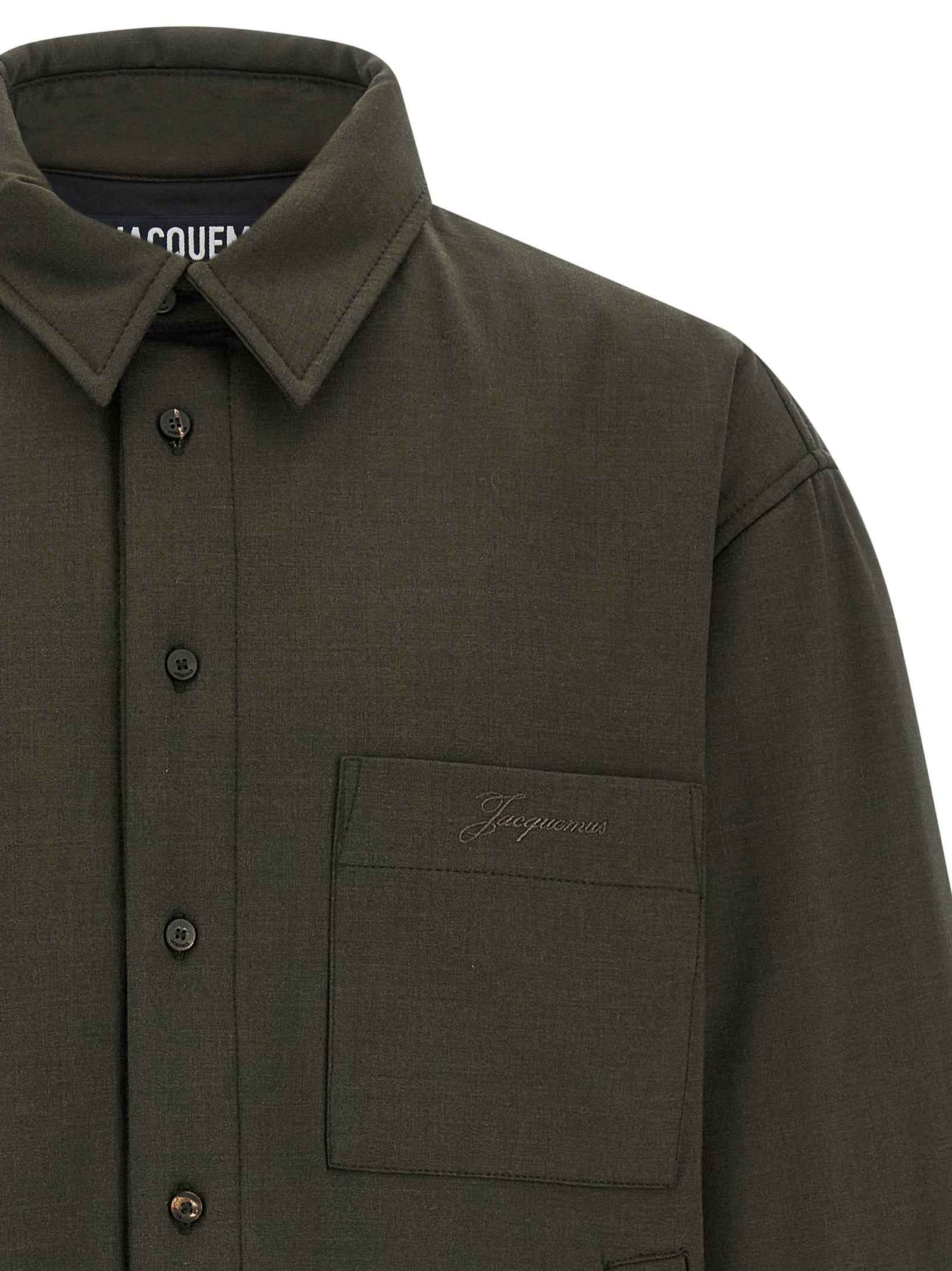 Jacquemus Bicolor Virgin Wool Shell Jacket