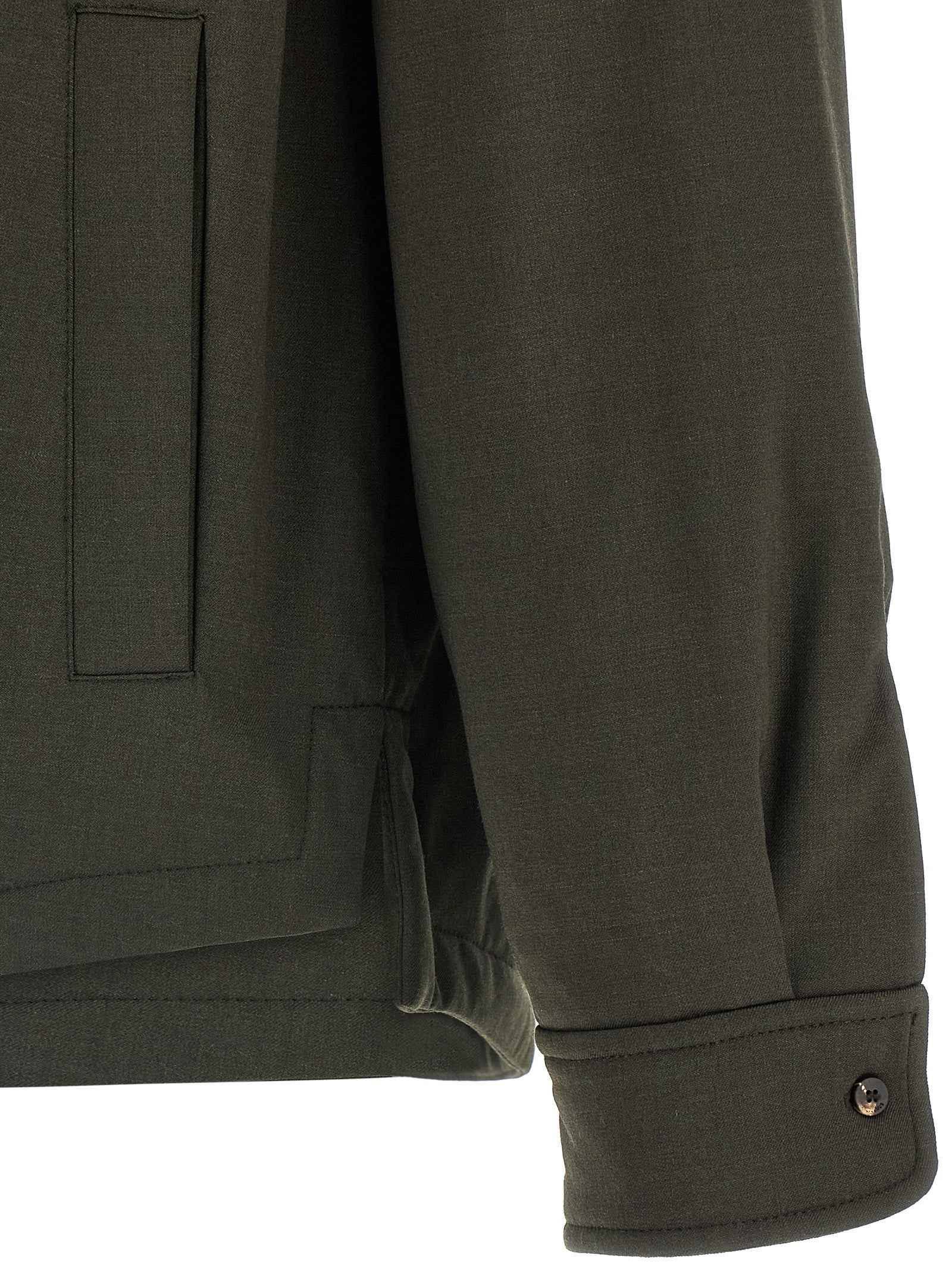 Jacquemus Bicolor Virgin Wool Shell Jacket