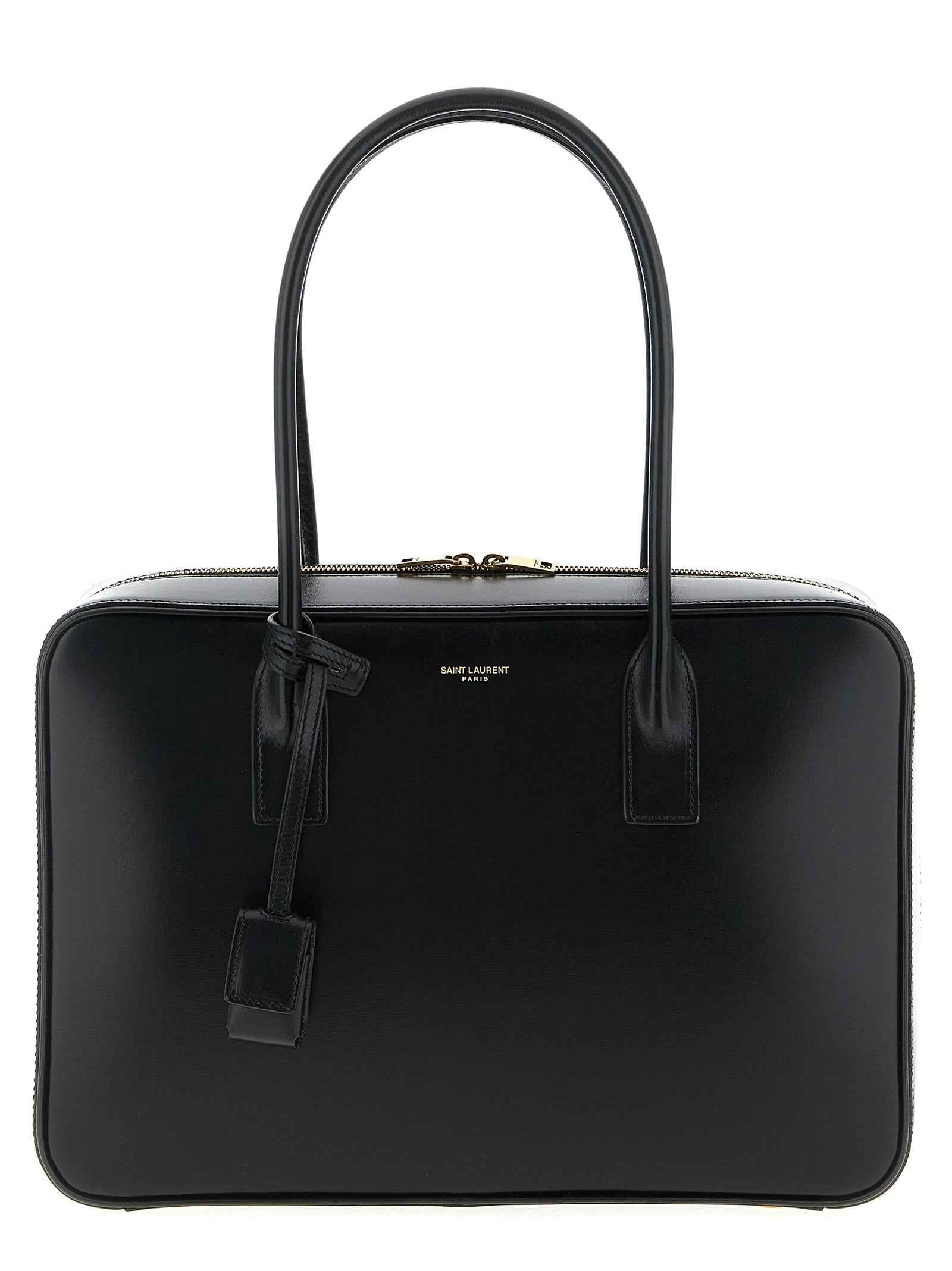 Saint Laurent Black Calfskin Shoulder Bag