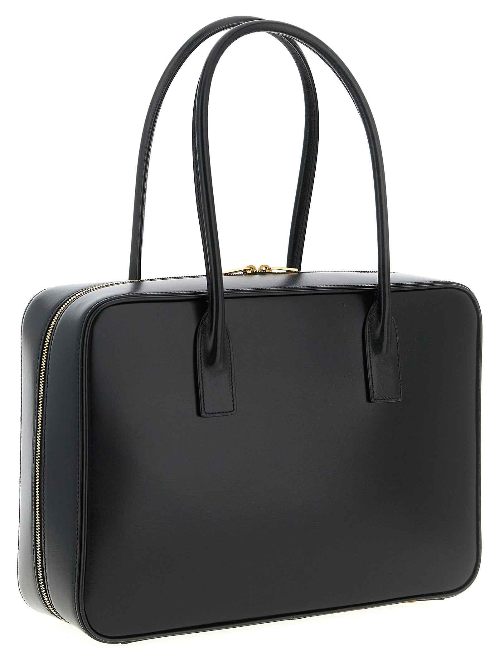 Saint Laurent Black Calfskin Shoulder Bag