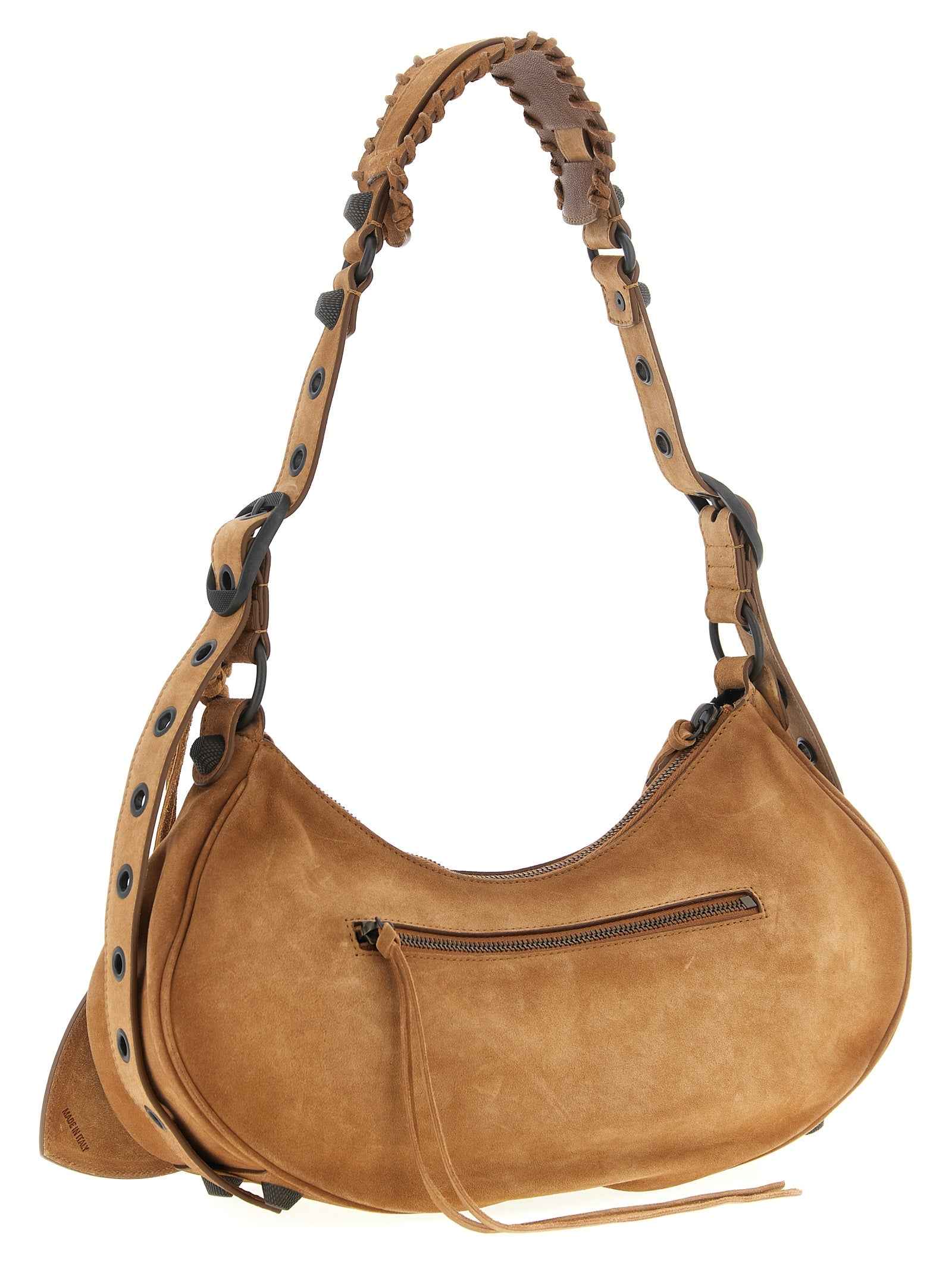 Balenciaga Brown Calfskin Shoulder Bag