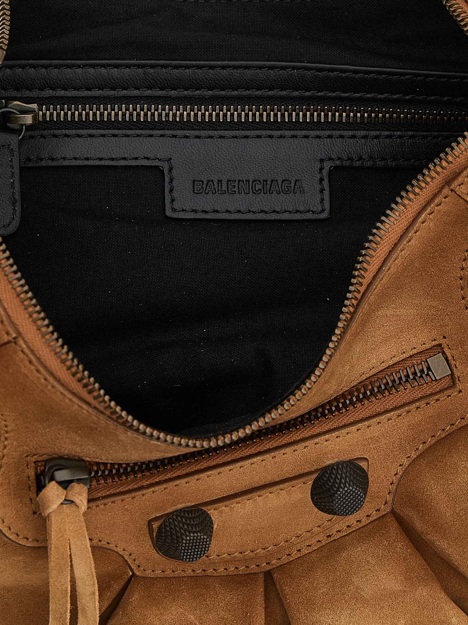 Balenciaga Brown Calfskin Shoulder Bag