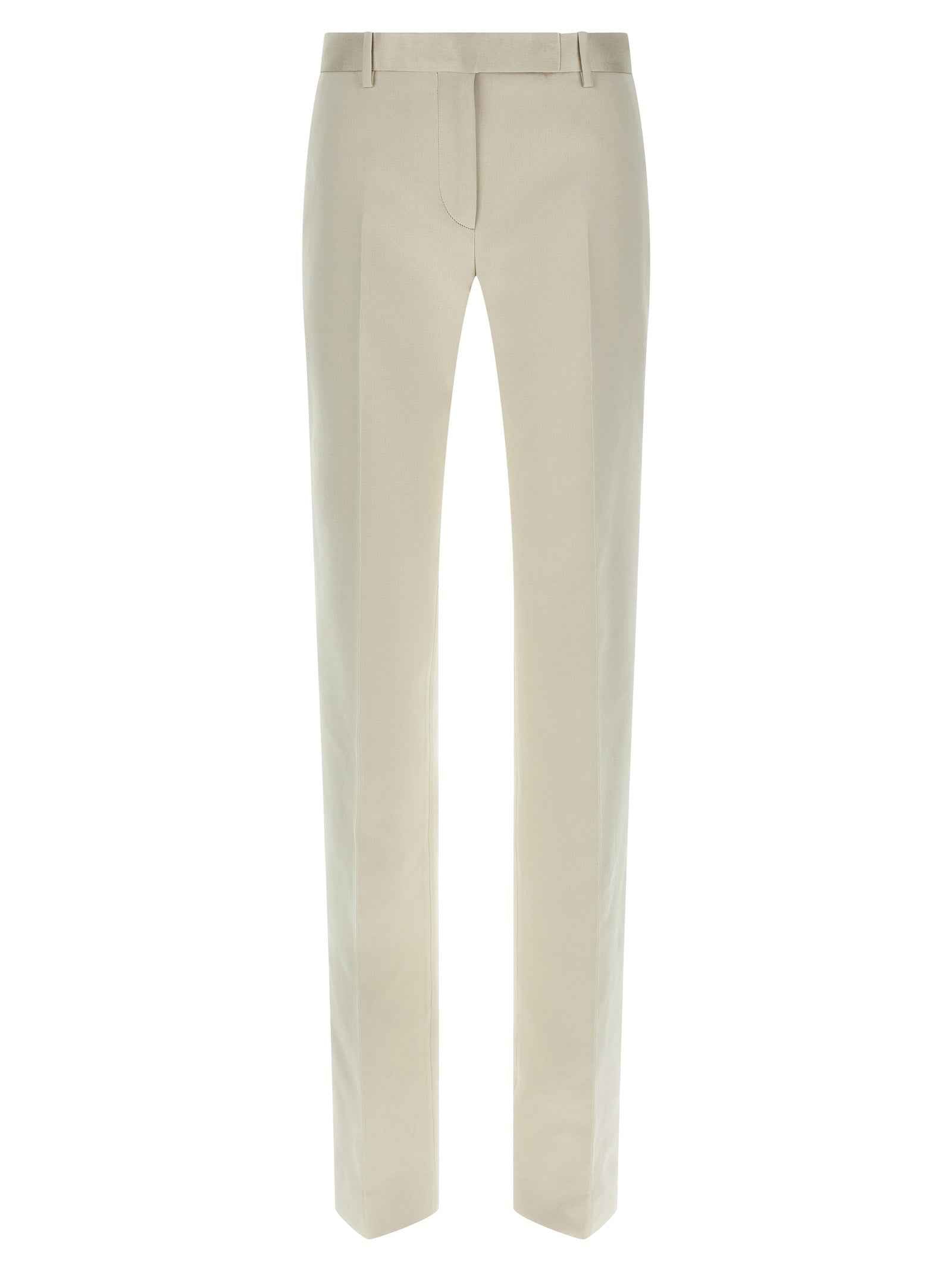Tom Ford Beige Cotton Dress Pants