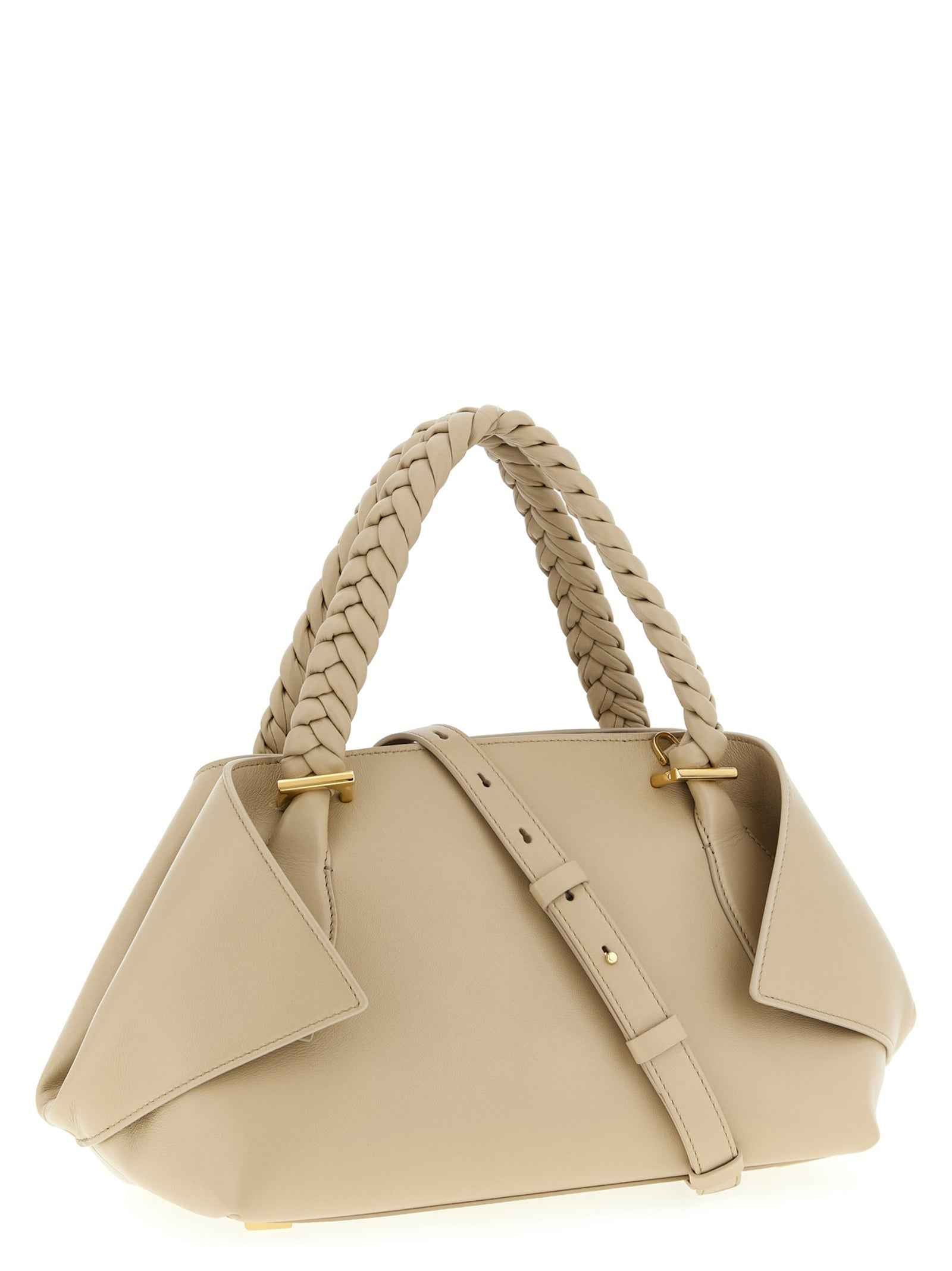 Ferragamo Gray Calfskin Handbag