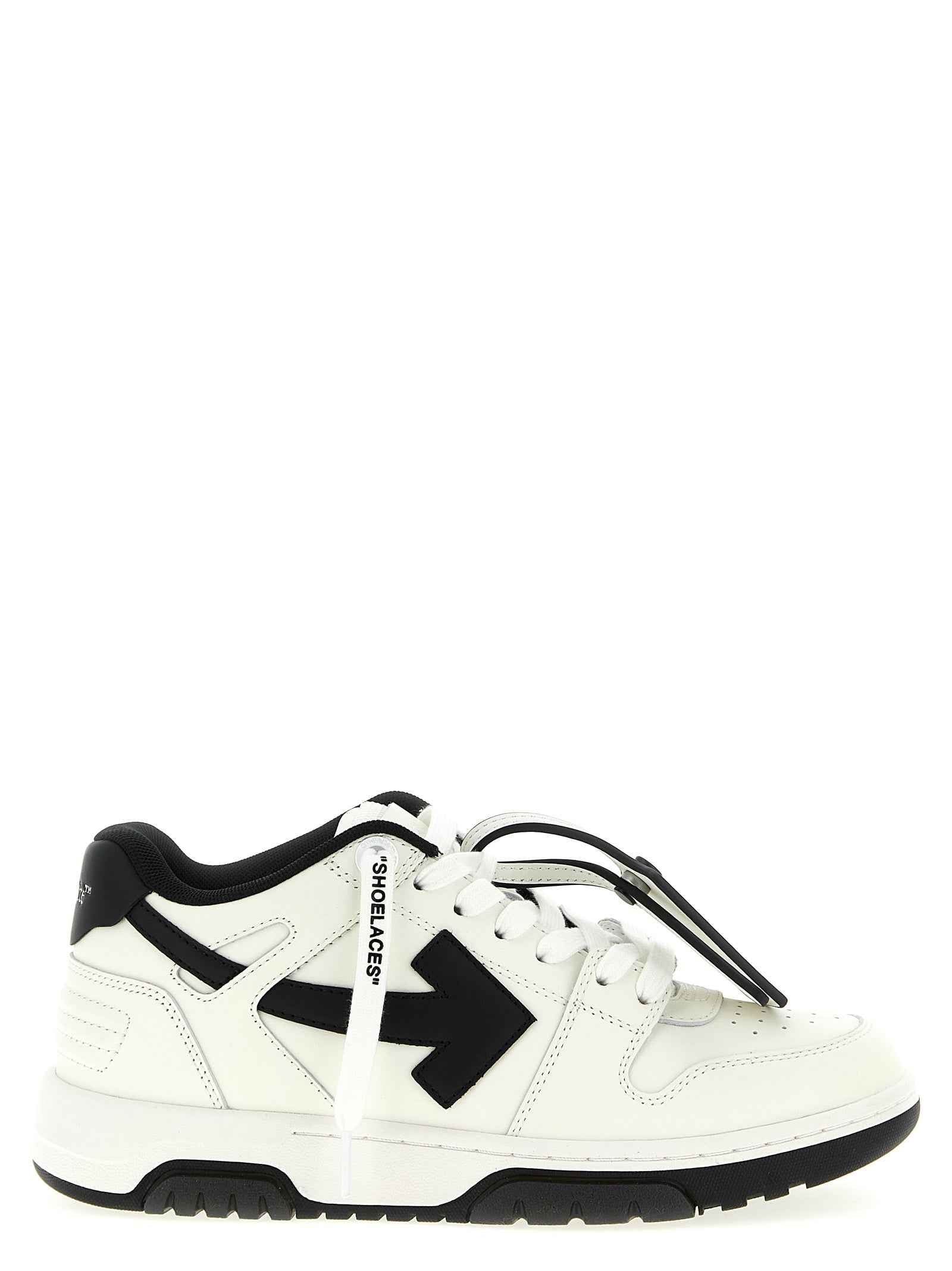 Off-White Bicolor Calfskin Low Top Sneakers