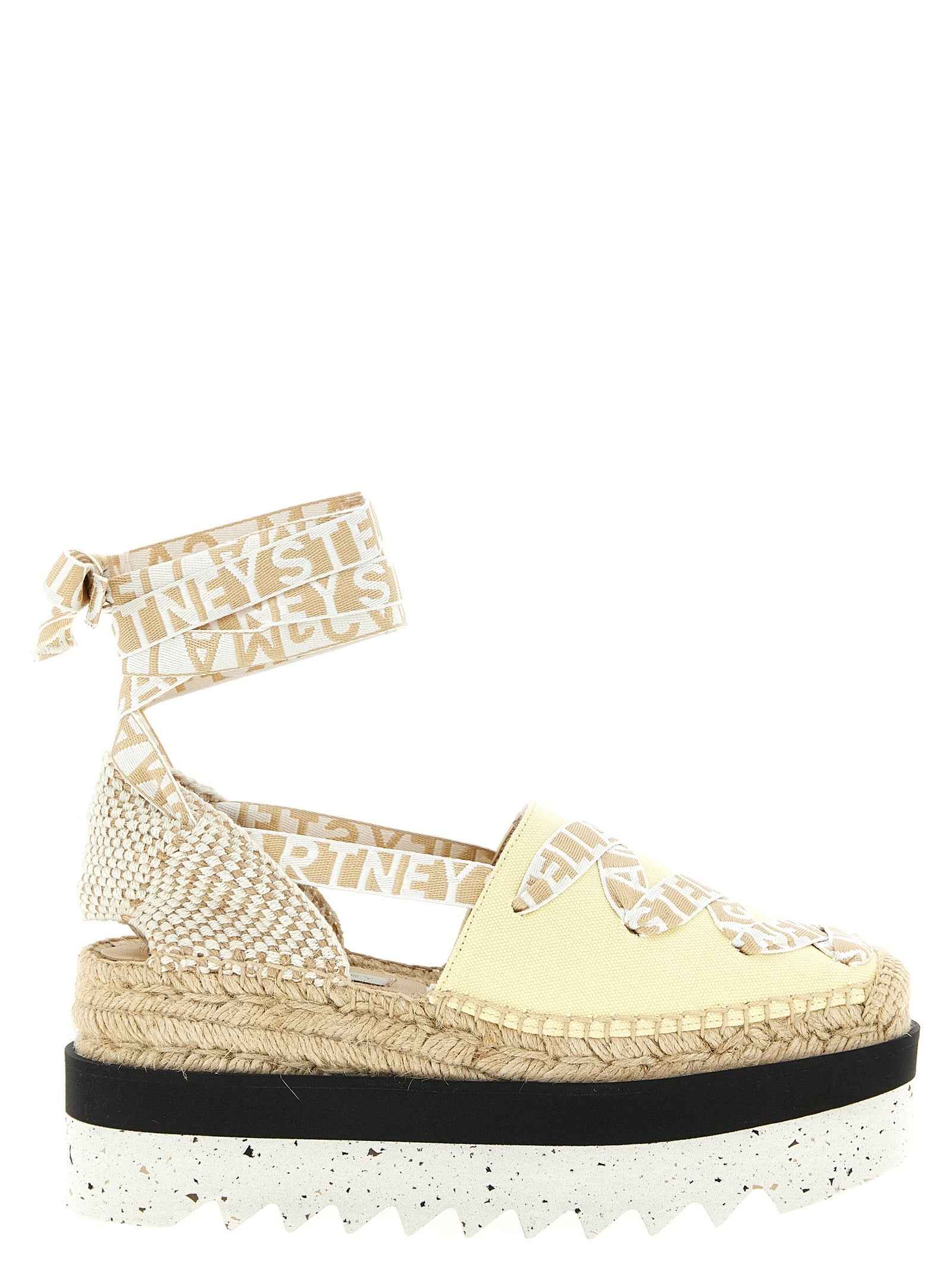 Stella McCartney Bicolor Polyethylene Wedge Sandals
